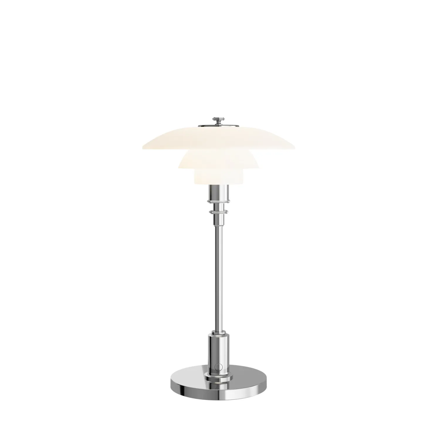 Louis Poulsen PH 2/1 Tragbare Leuchte Chrom