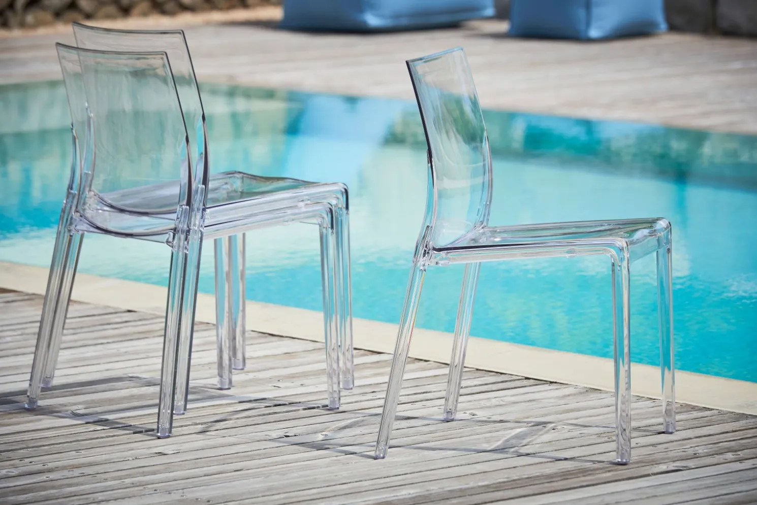 Jan Kurtz Outdoor Stapelstuhl MIA transparent