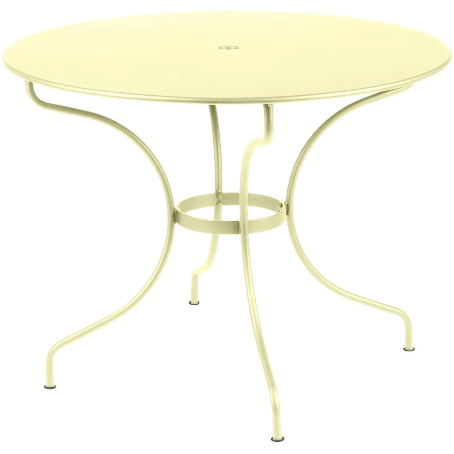 Fermob Opéra+ Tisch rund Ø96 cm Zitronensorbet