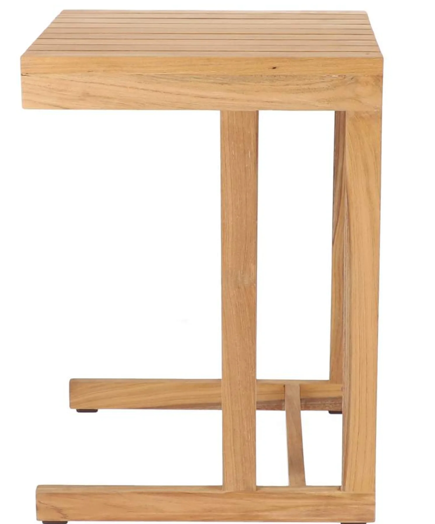 Jan Kurtz Beistelltisch CERO, Teak massiv, natur 55 x 40 x 40