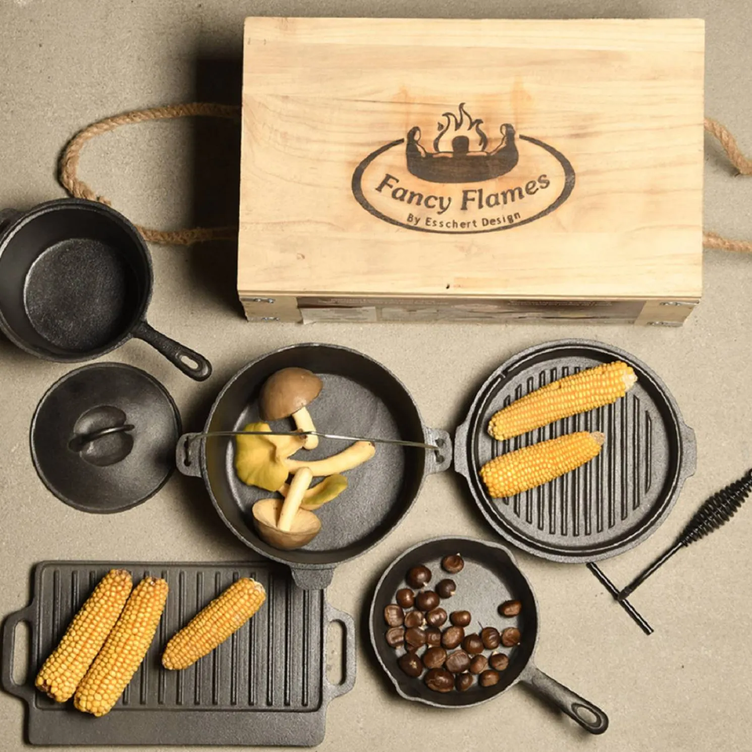 Esschert Dutch oven Set - 7teilig