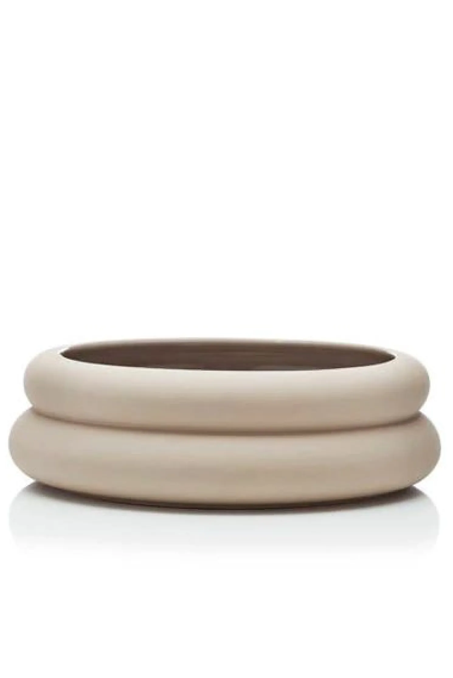 Novoform Soft Shape Schale aus Keramik - modernes Design beige