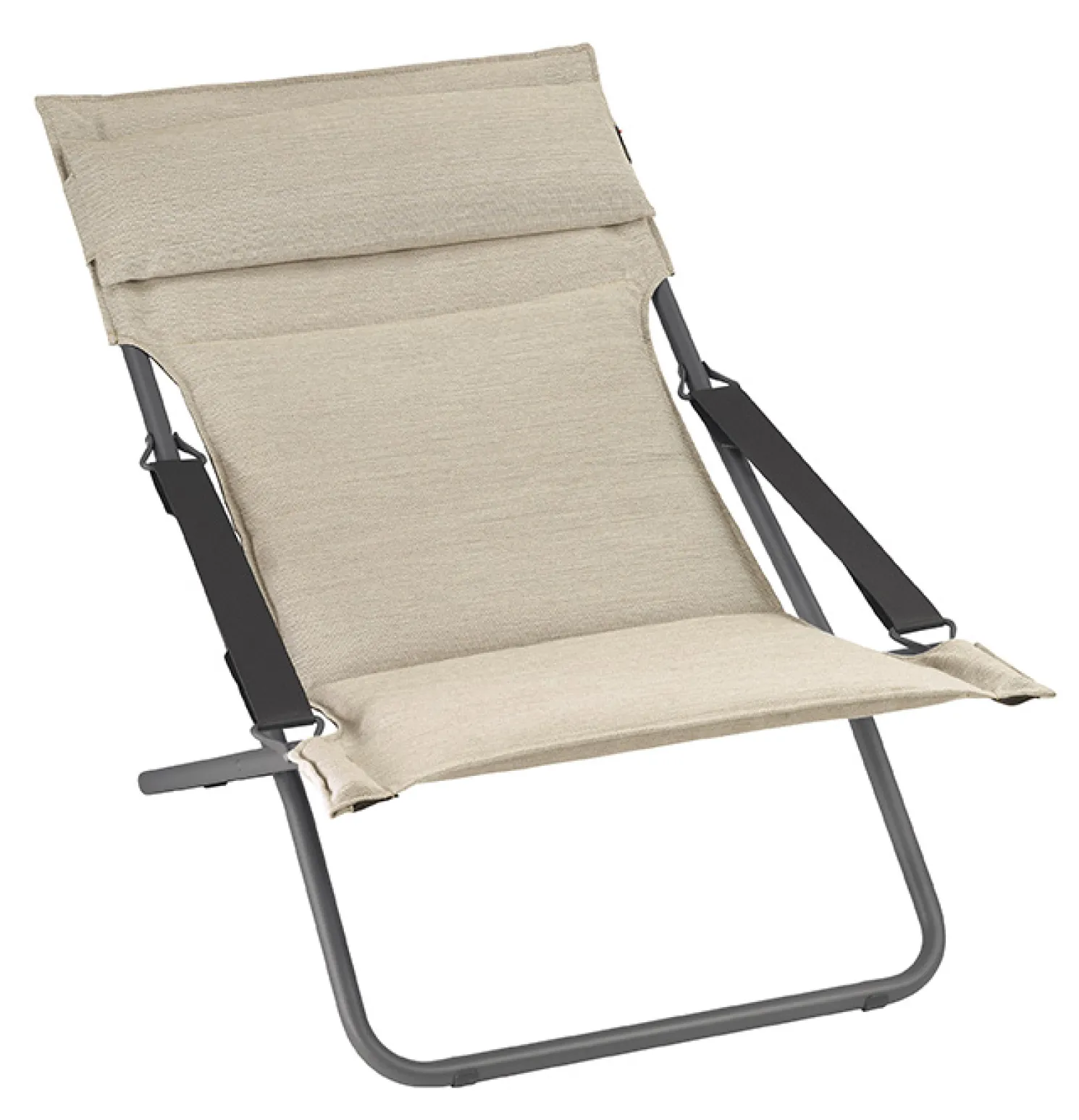 Lafuma Outdoor Liegestuhl BAYANNE Latte / Gestell Titane