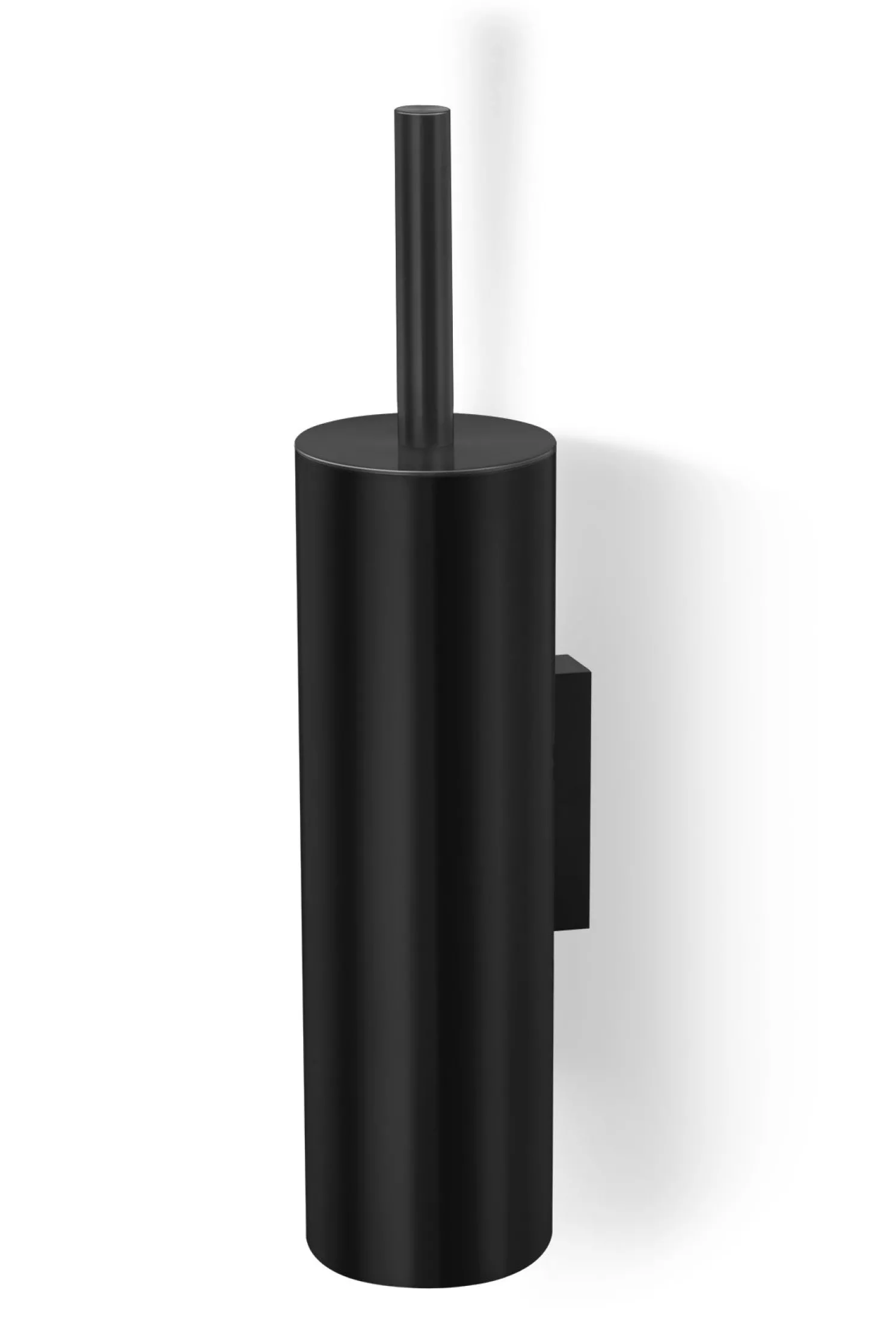 Zack Tubo runde Wand-Toilettenbürste Schwarz