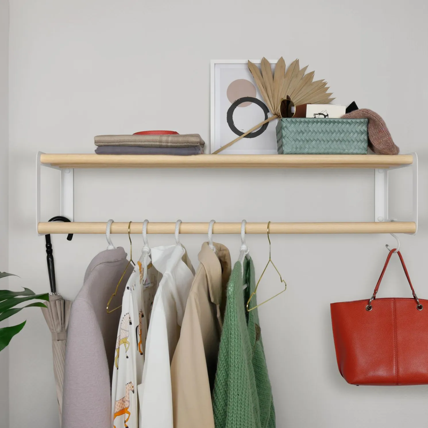 vonbox Funktionale & stabile Garderobe Stixx 100 cm