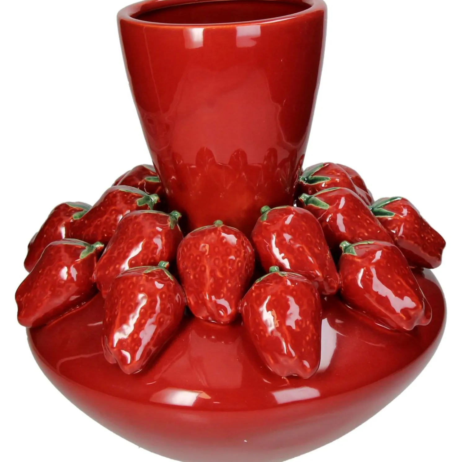 Kersten B.V. Rote Vase "Strawberry" Ø 32,5 cm