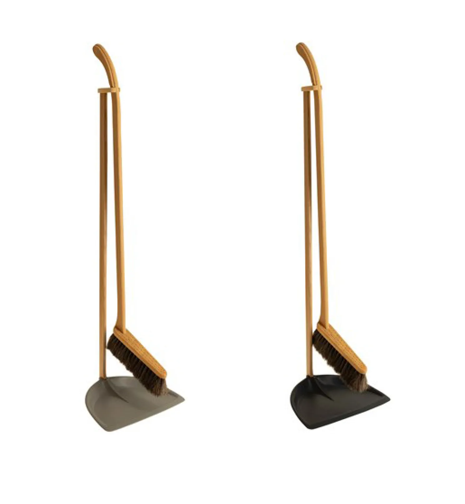 Iris Hantverk Handbesen mit Schaufel Mossgrün