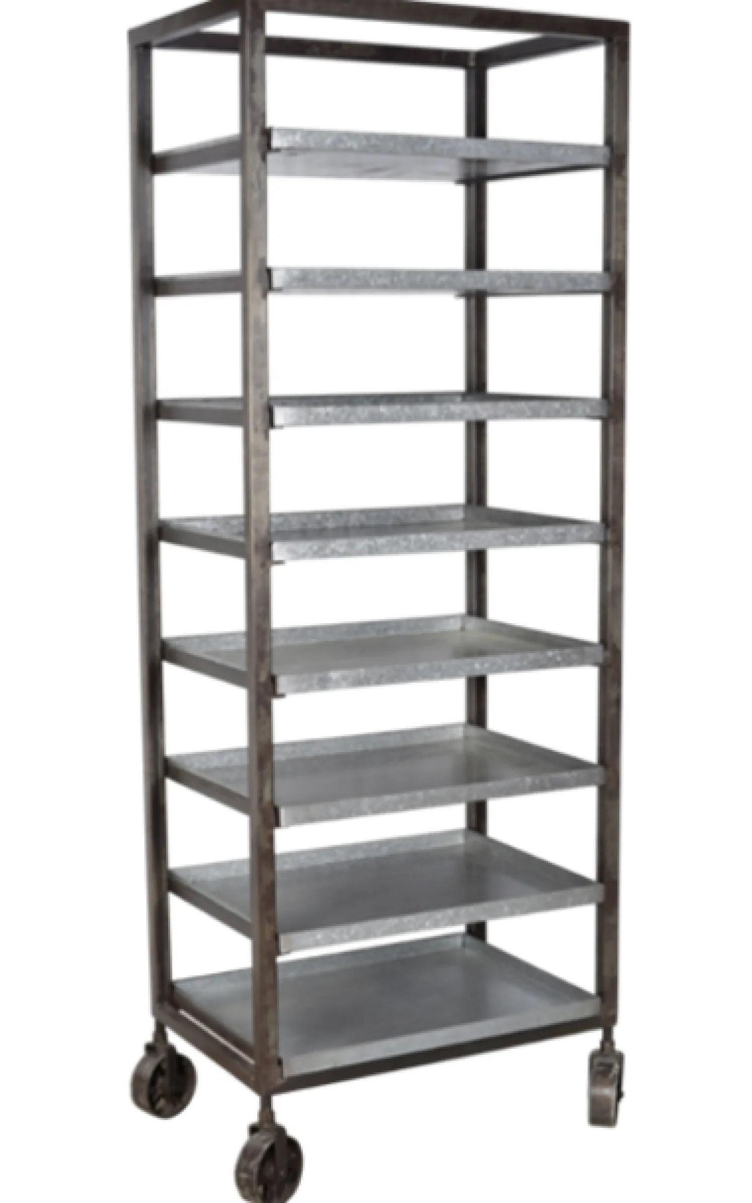 + Brotwagen - Regal mit 8 abnehmbaren Tabletts