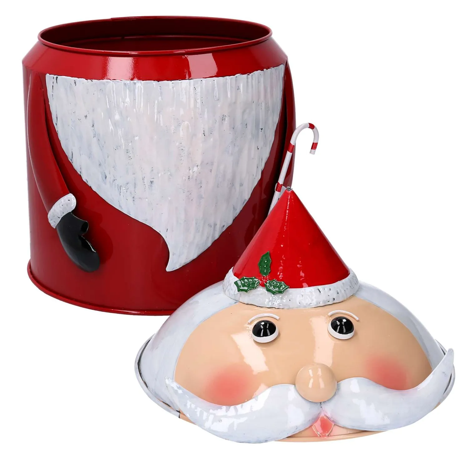 + Weihnachtsmann Metallbox 43x29cm