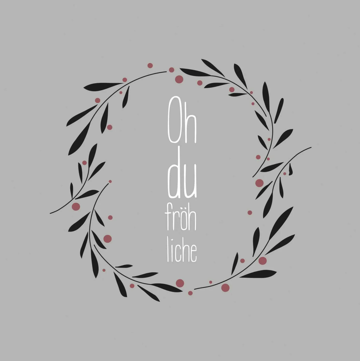 Räder Winterzeitserviette Oh du Fröhliche 33 x 33 cm