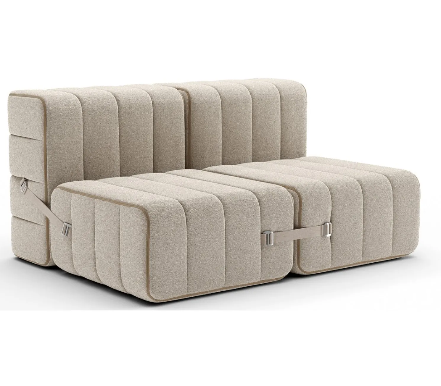 AMBIVALENZ Curt Zweisitzer SERA Weiß / Beige