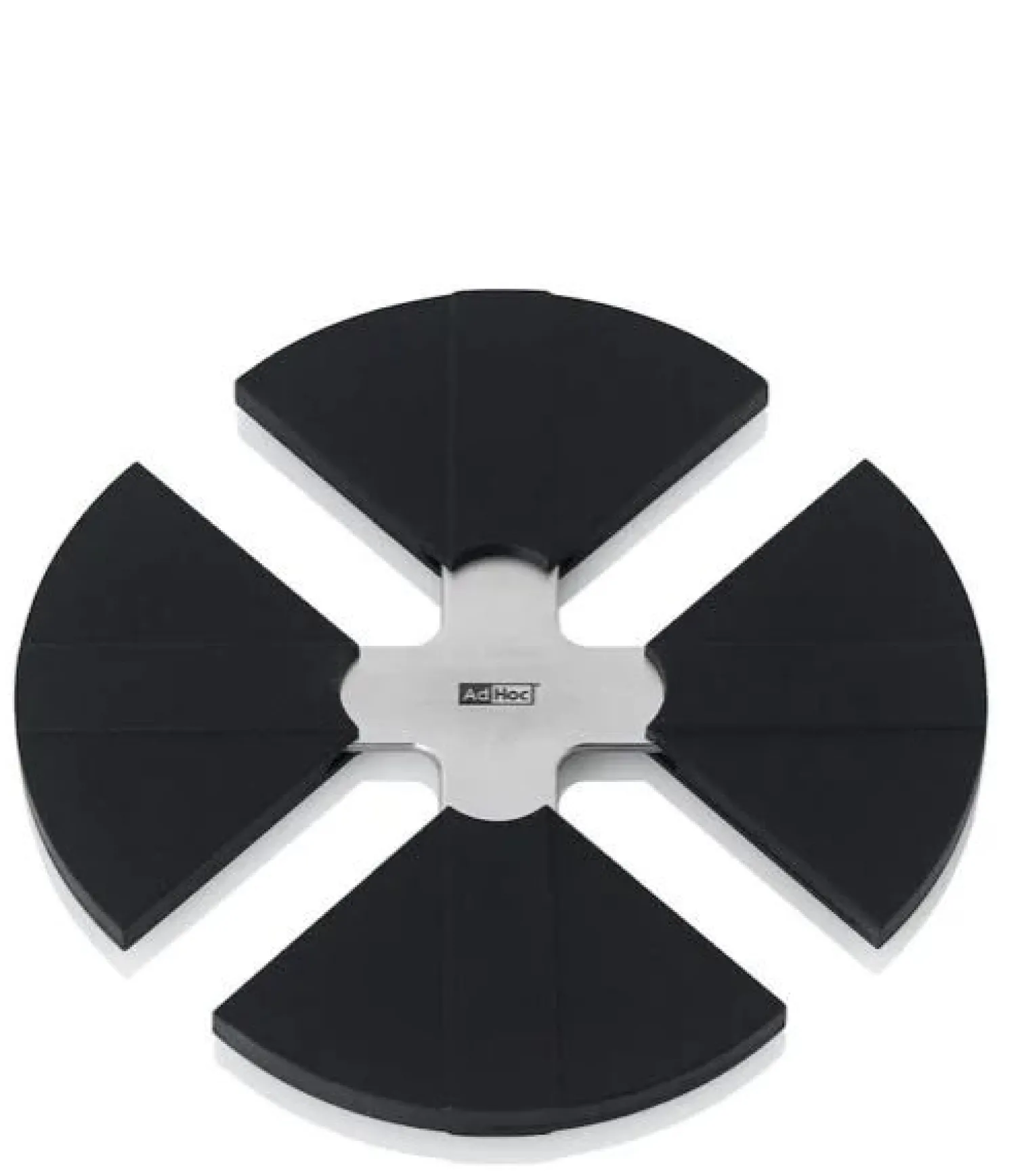 Ad Hoc Topfuntersetzer Flex, Silikon/Edelstahl Ø12,5 cm