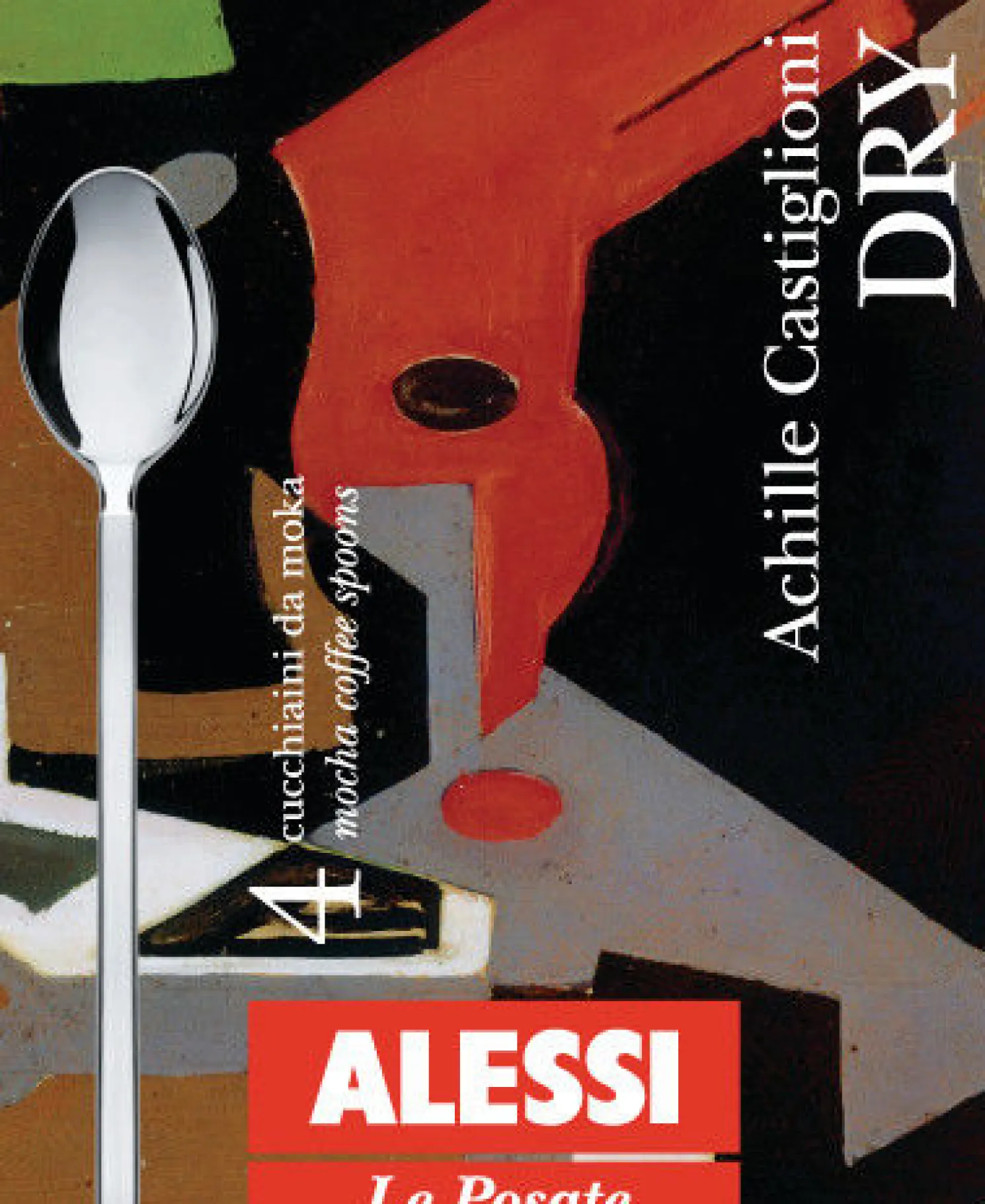 Alessi DRY - 4 Mokkalöffel Set