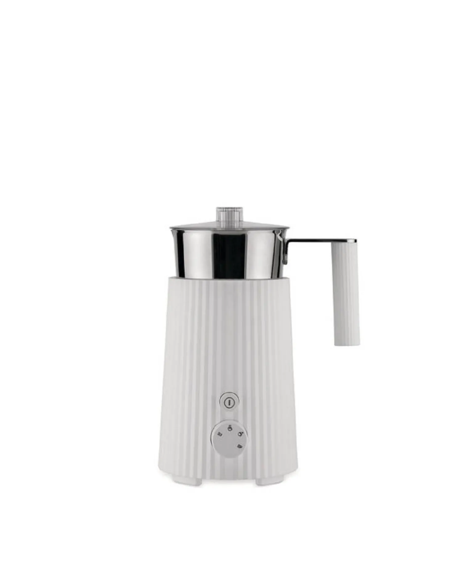 Alessi Plisse, Milchschäumer Weiß