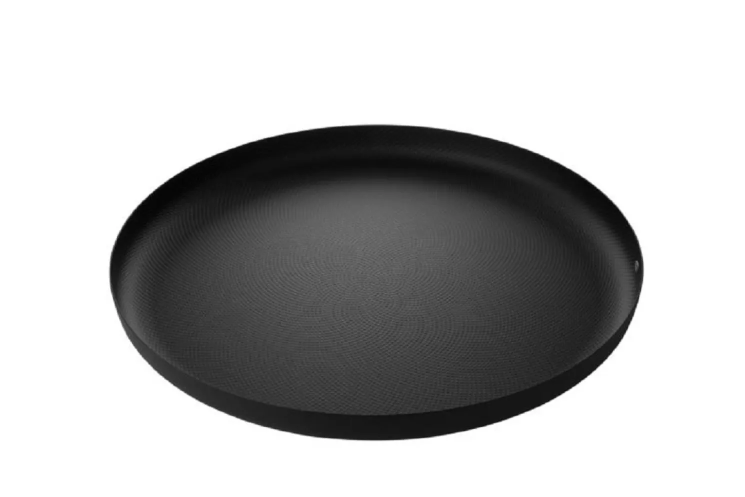 Alessi Tablett schwarz Ø 35 cm H. 3 cm