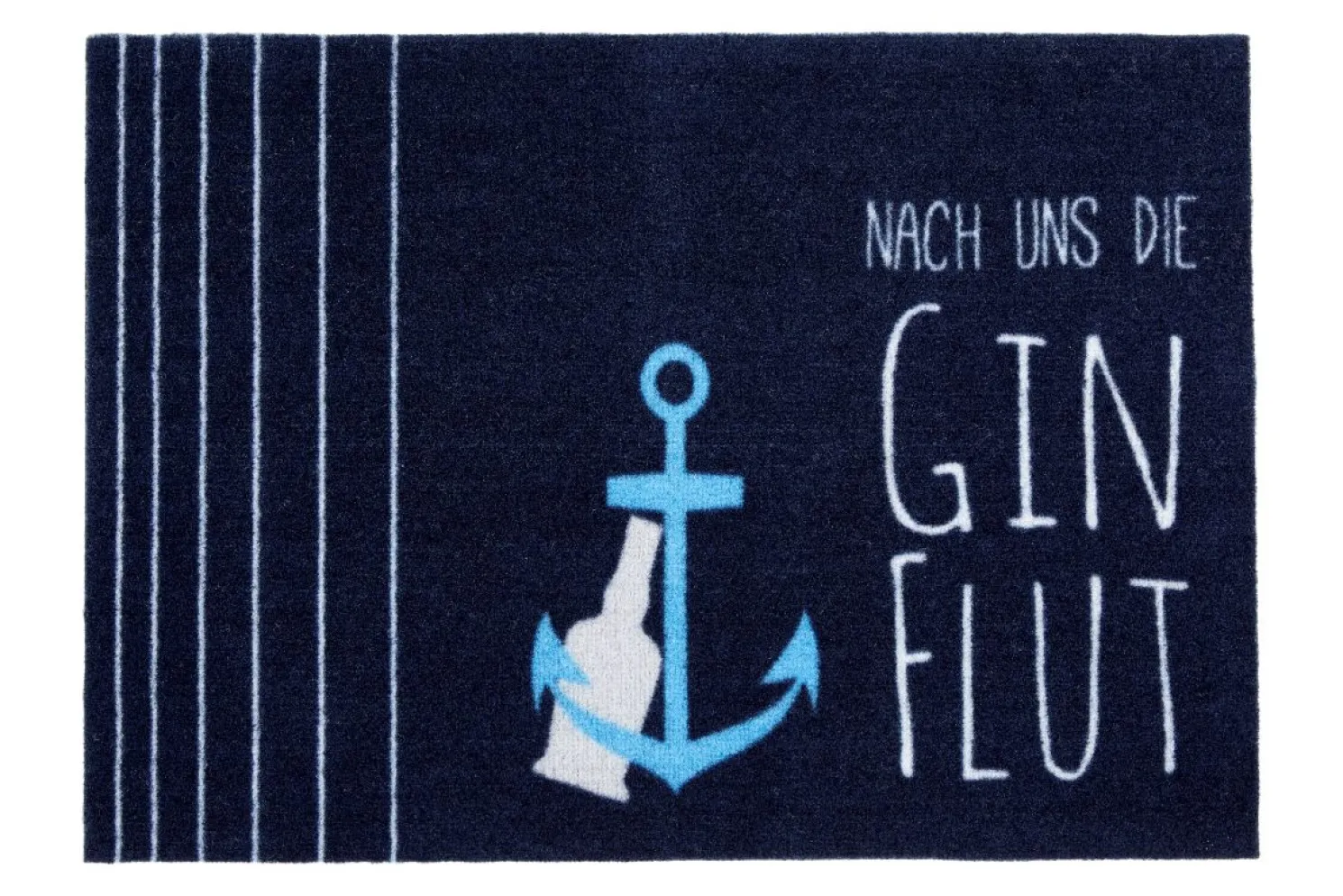 Astra Homelike Fußmatte mit Aufdruck Nach uns die Gin Flut 40x60 cm