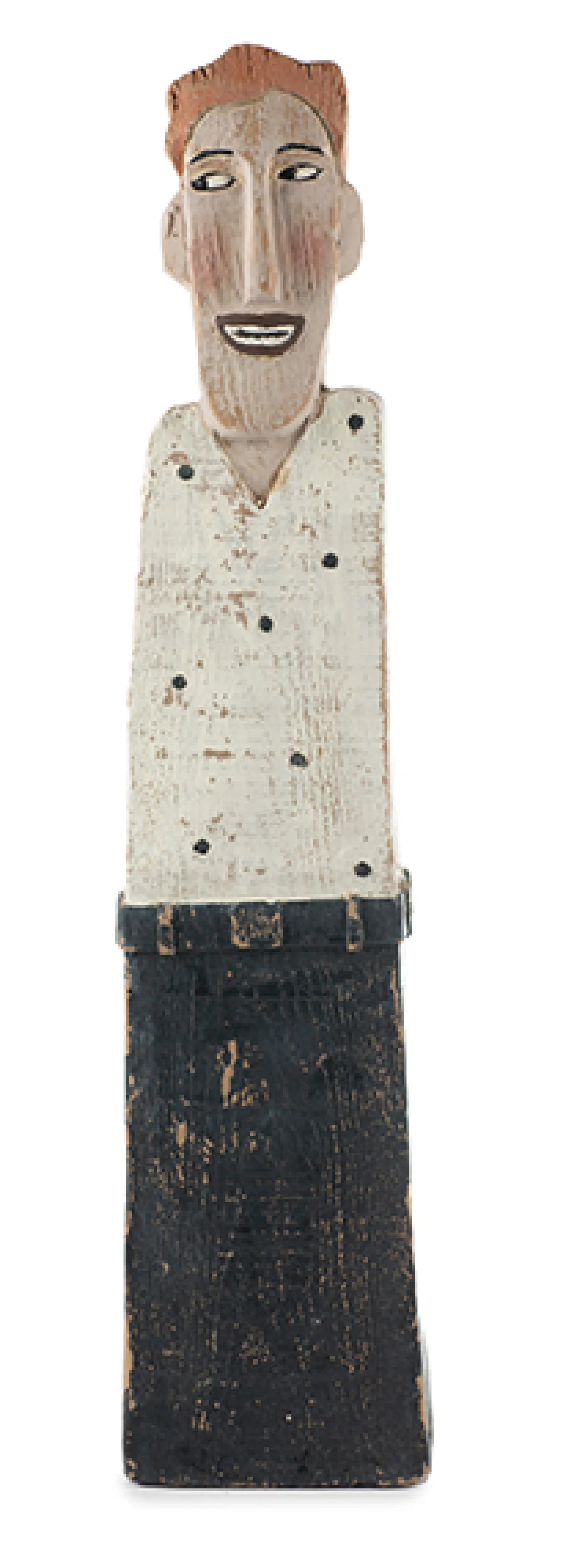 BADEN Herr mit gepunktetem Hemd 48cm