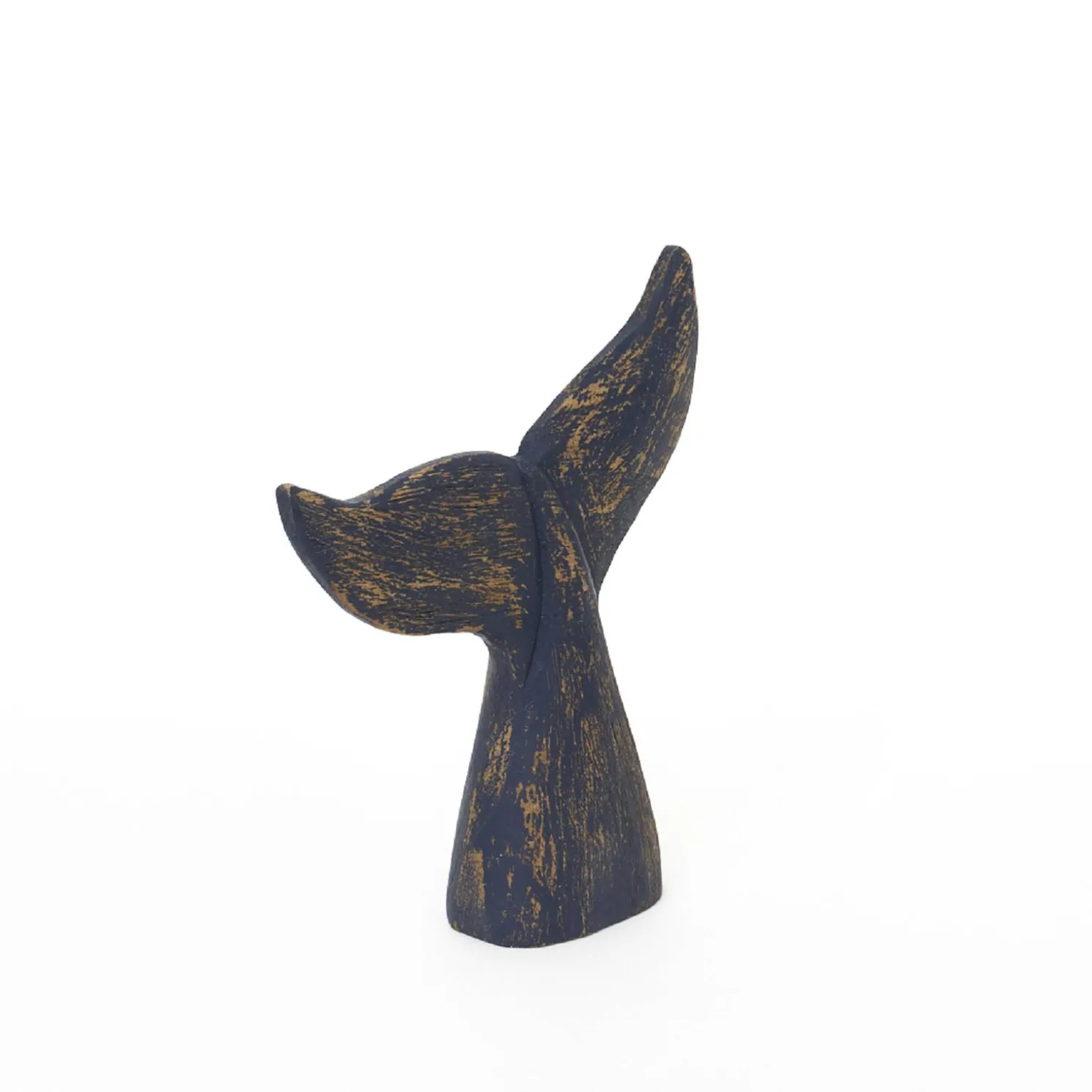 Batela Deko Walschwanzflosse aus Holz Länge 21 cm, Höhe 25,5 cm