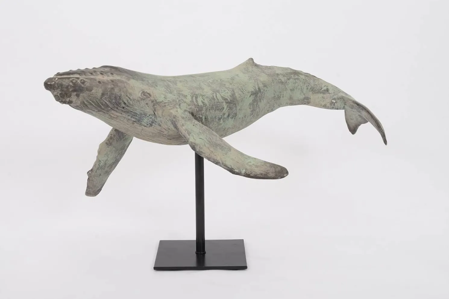 Batela Dekofigur Buckelwal grau, Länge 35,5 cm
