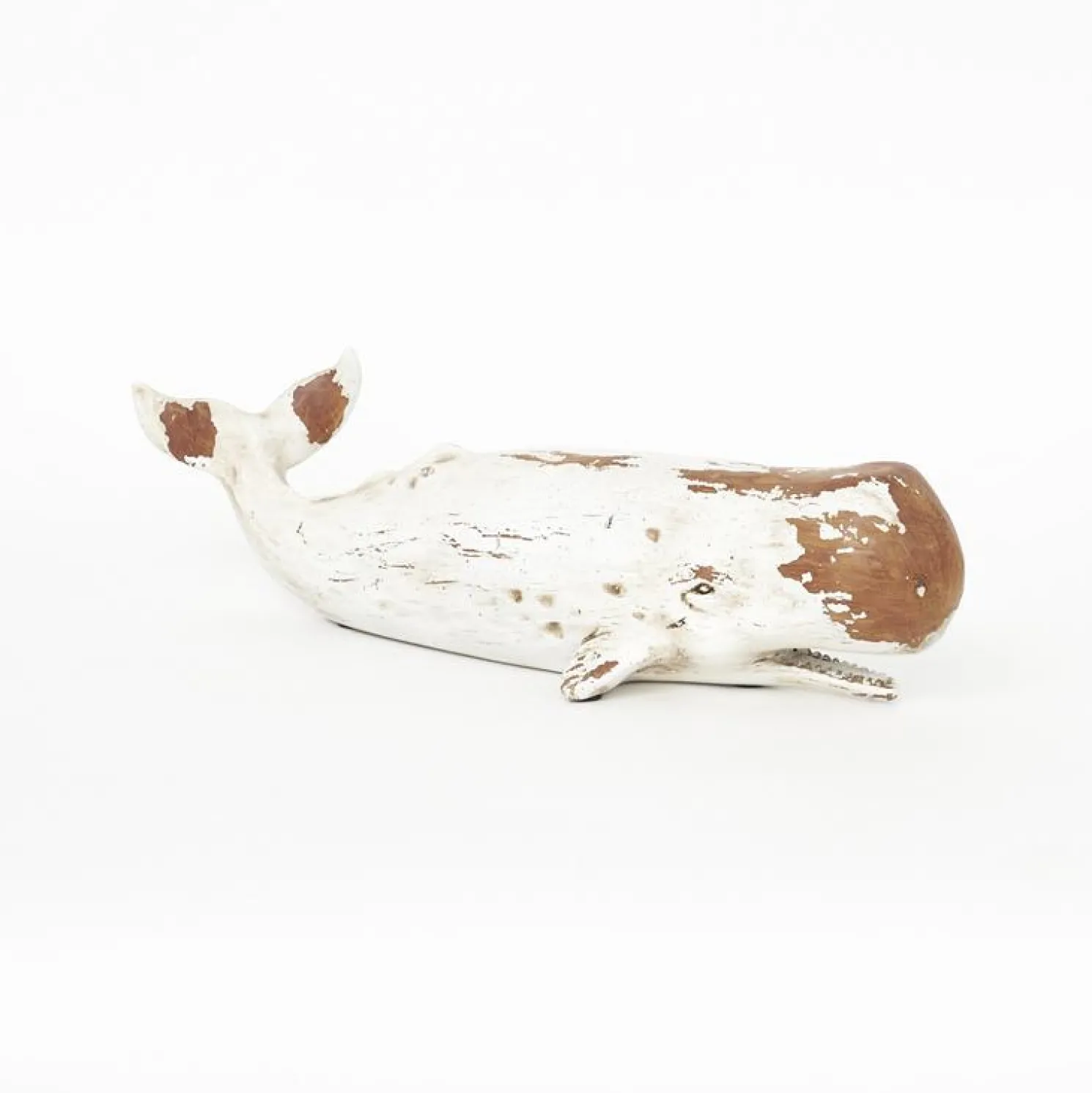 Batela Pottwal Figur weiß, 40 cm