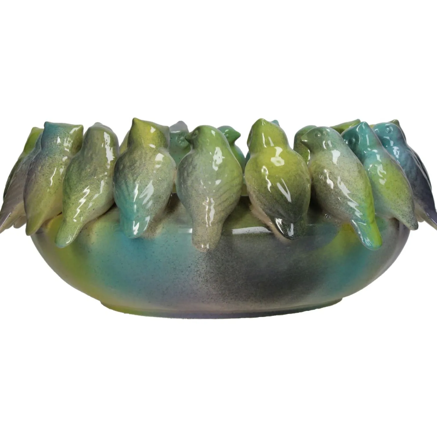 Kersten B.V. Bunte Schale "Birds" aus Keramik