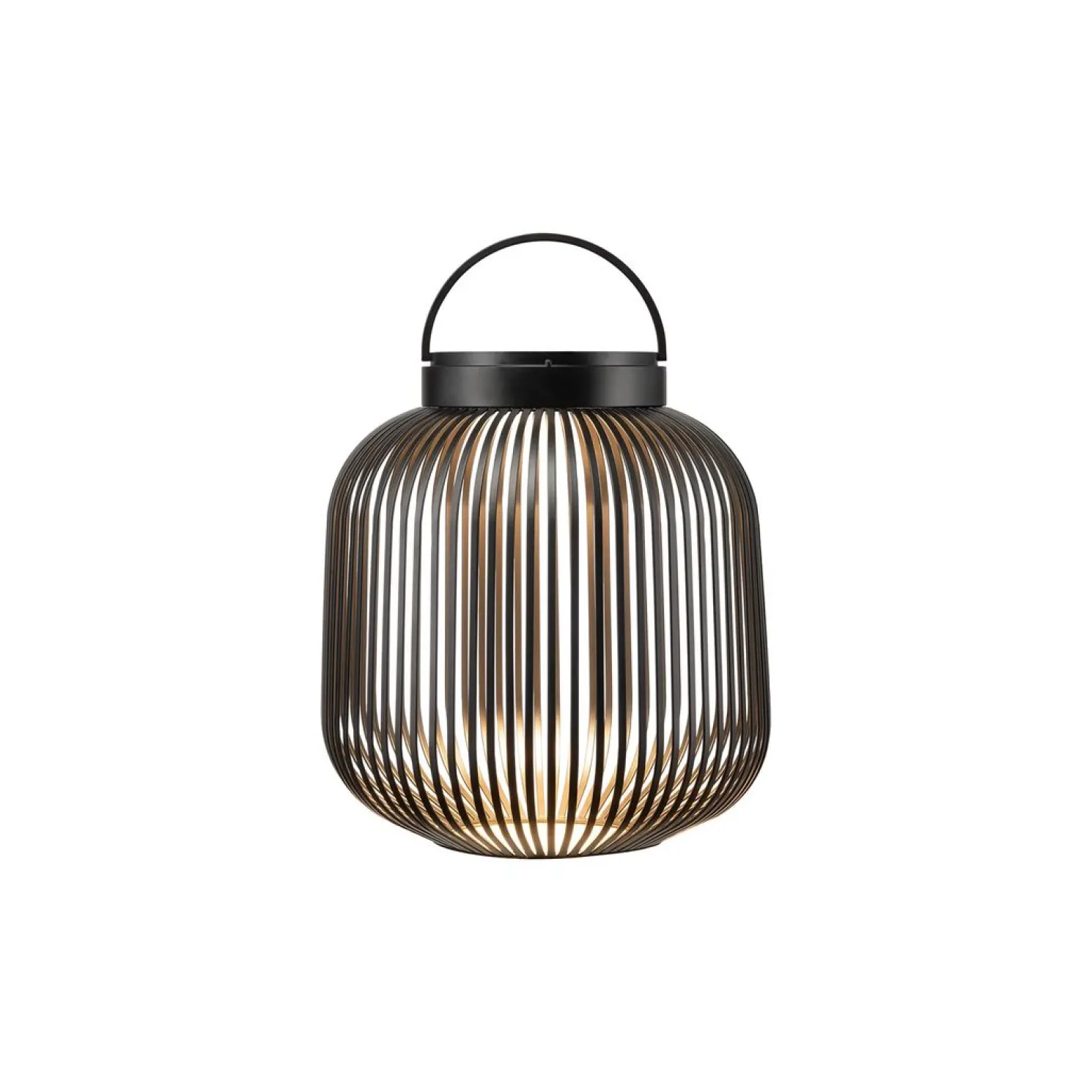 Blomus Kleine Mobile LED Lampe - LITO - Höhe 30,5 cm Schwarz