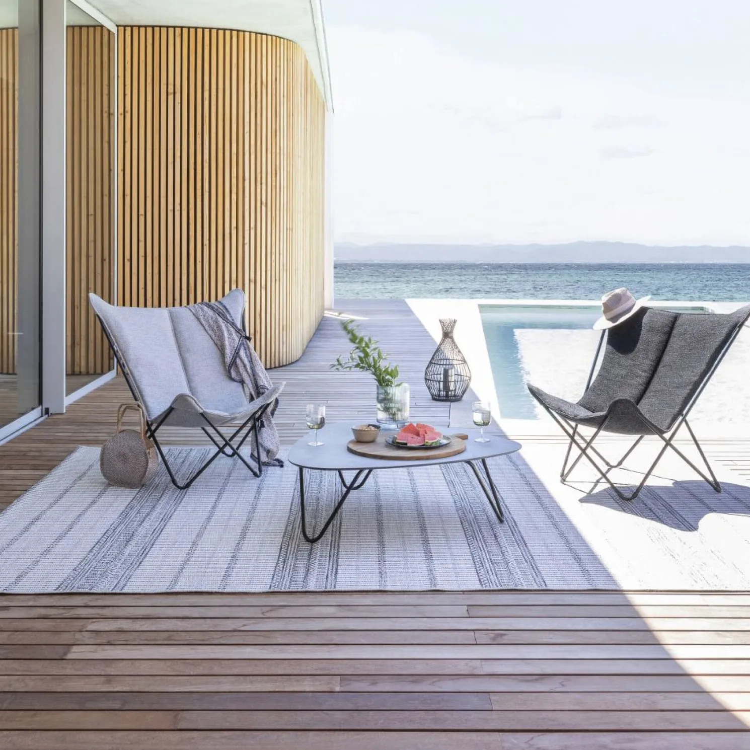 Lafuma Outdoor Stuhl Sphinx Sunbrella Cobalt