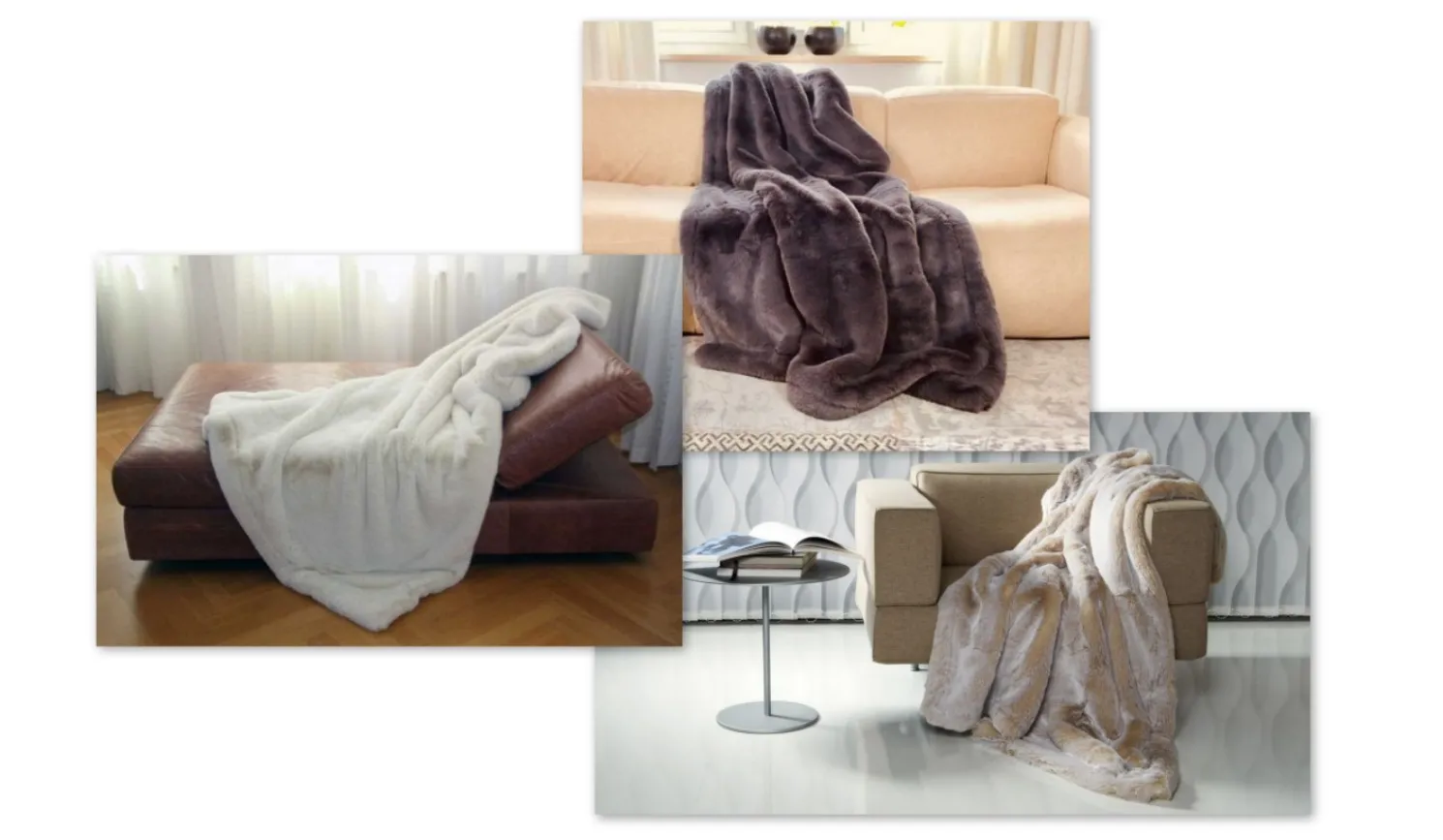 Carma Puma - Kunstfelldecke 130x180 cm