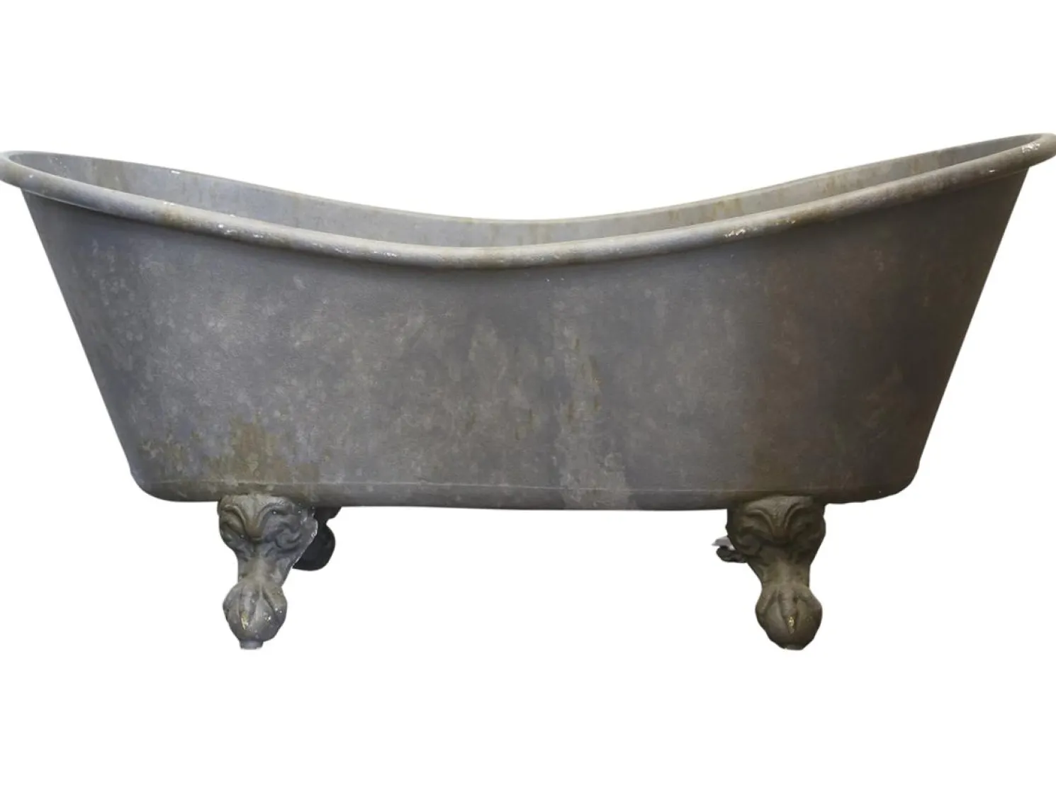 Chic Antique Französische Badewanne mit Löwenfuß