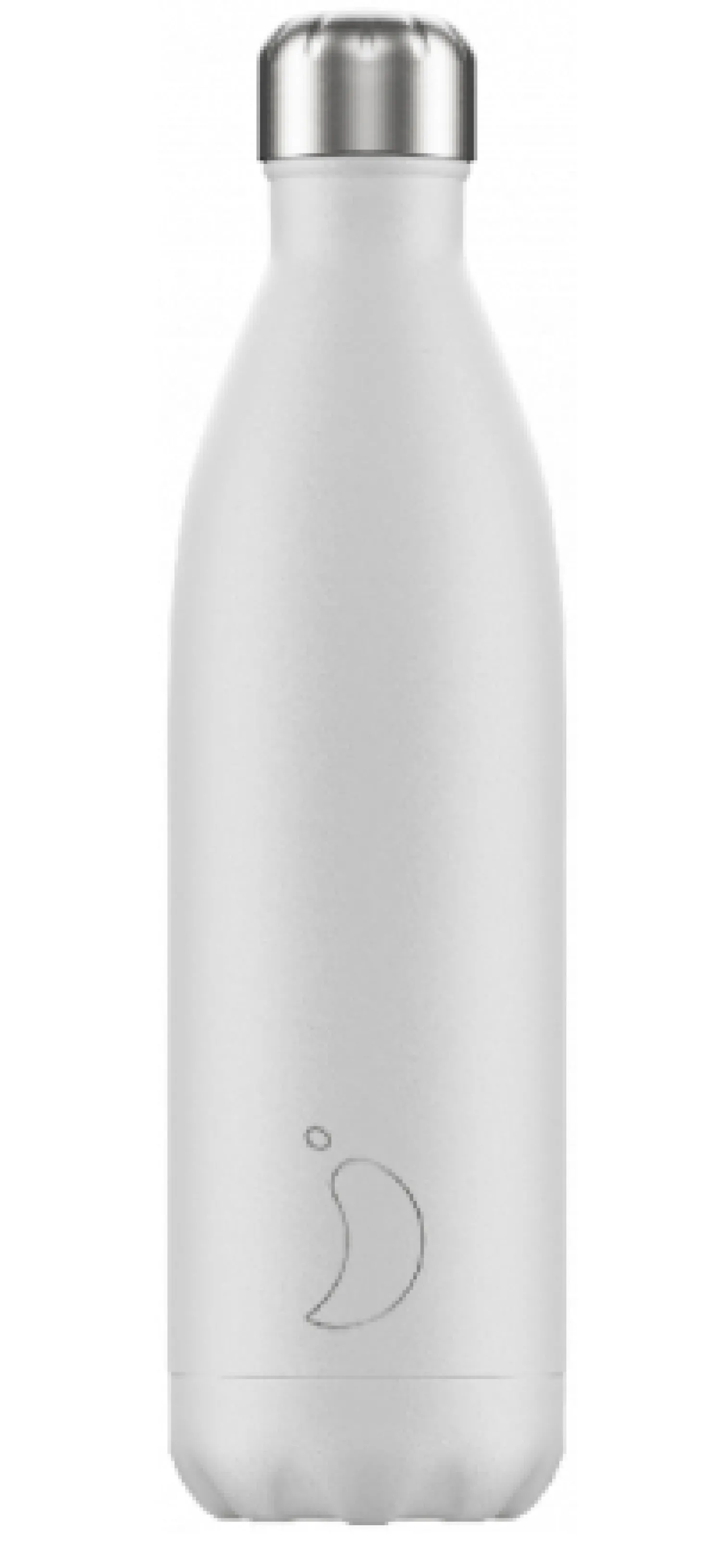 Chilly's Thermosflasche Einfarbig 500ml weiß