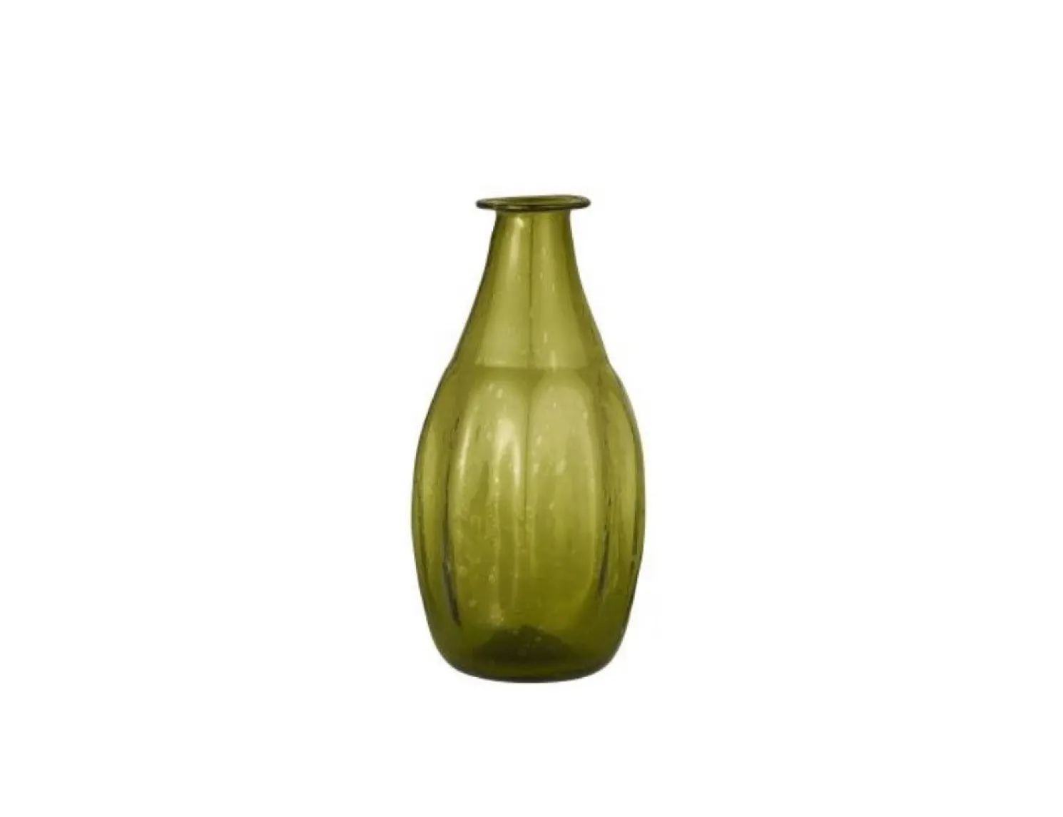 IB laursen Kleine Vase Vintage Oval Grün