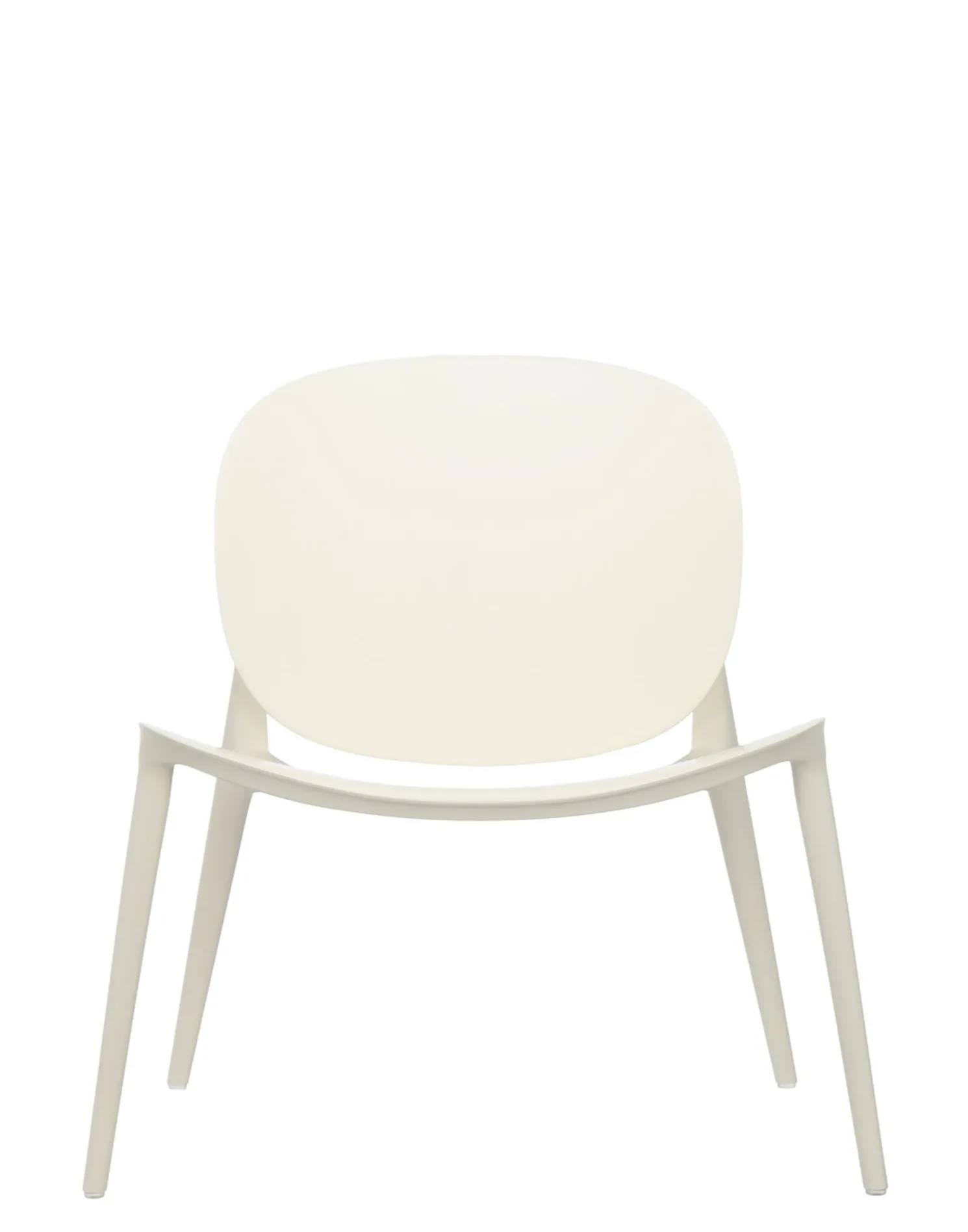 Kartell Be Bop In- und Outdoorsstuhl weiß