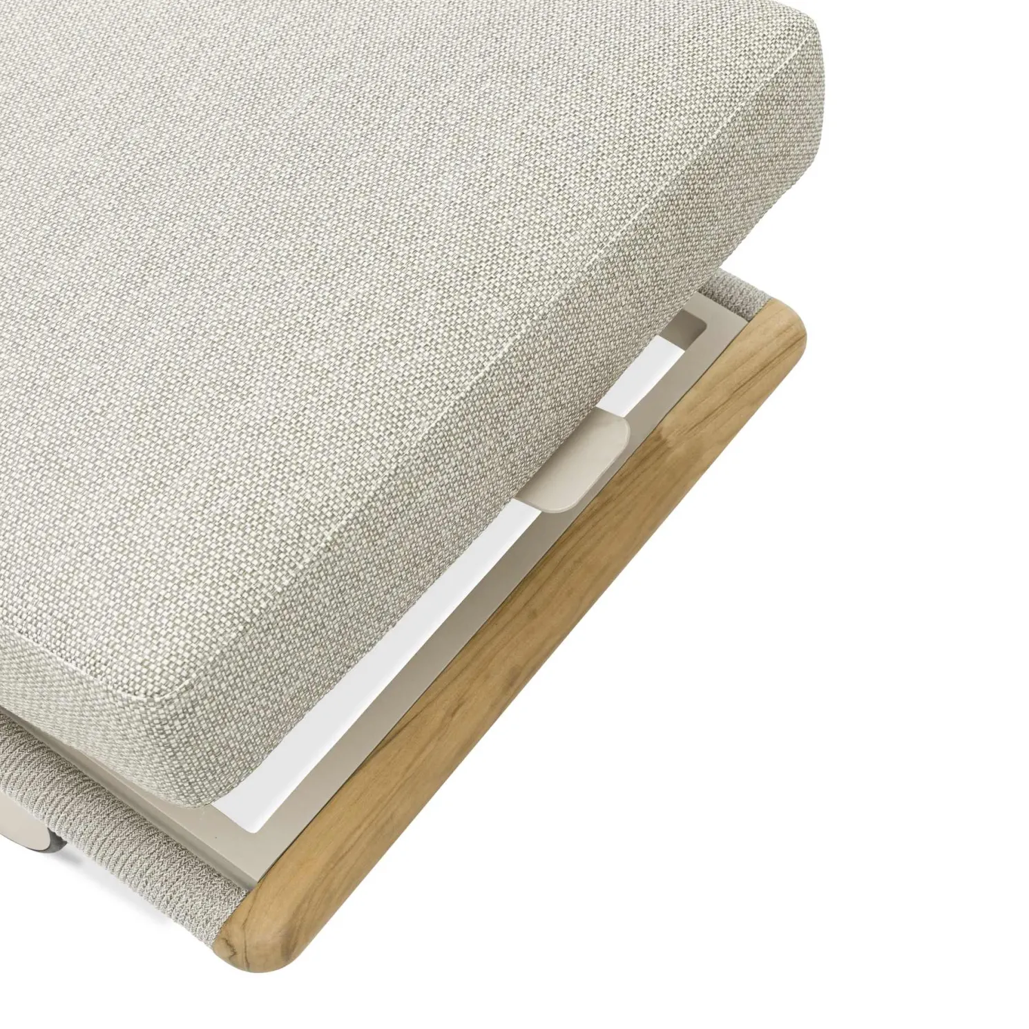 4-M Design Haven komfortabler Liegestuhl Mokka