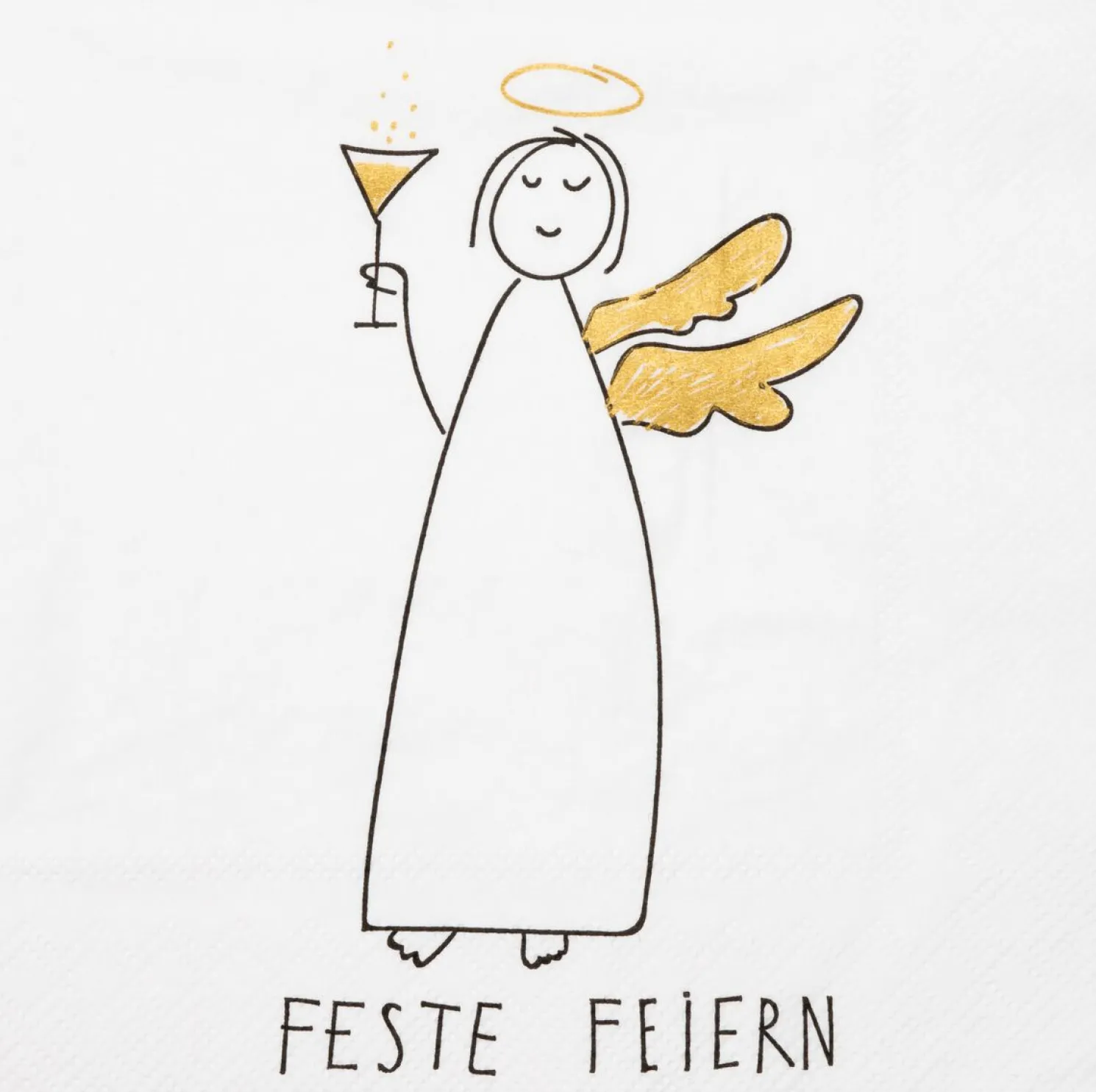 Räder Serviette ''Feste feiern'' 33 x 33 cm