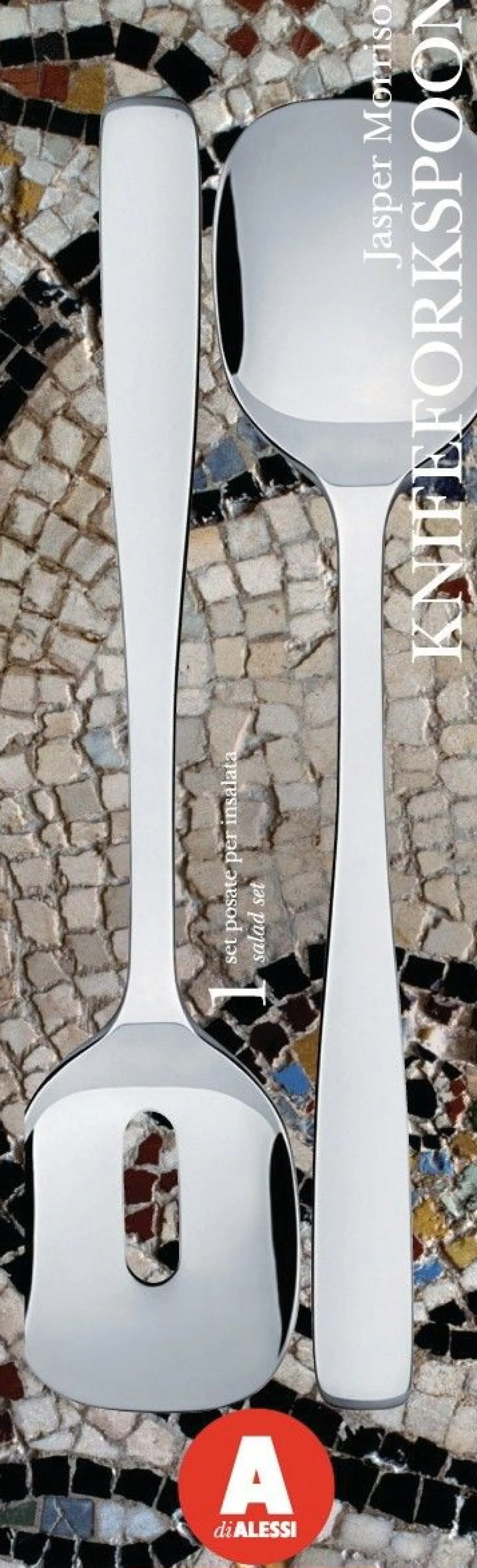 Alessi Knife-Fork-Spoon -- Salatbesteck