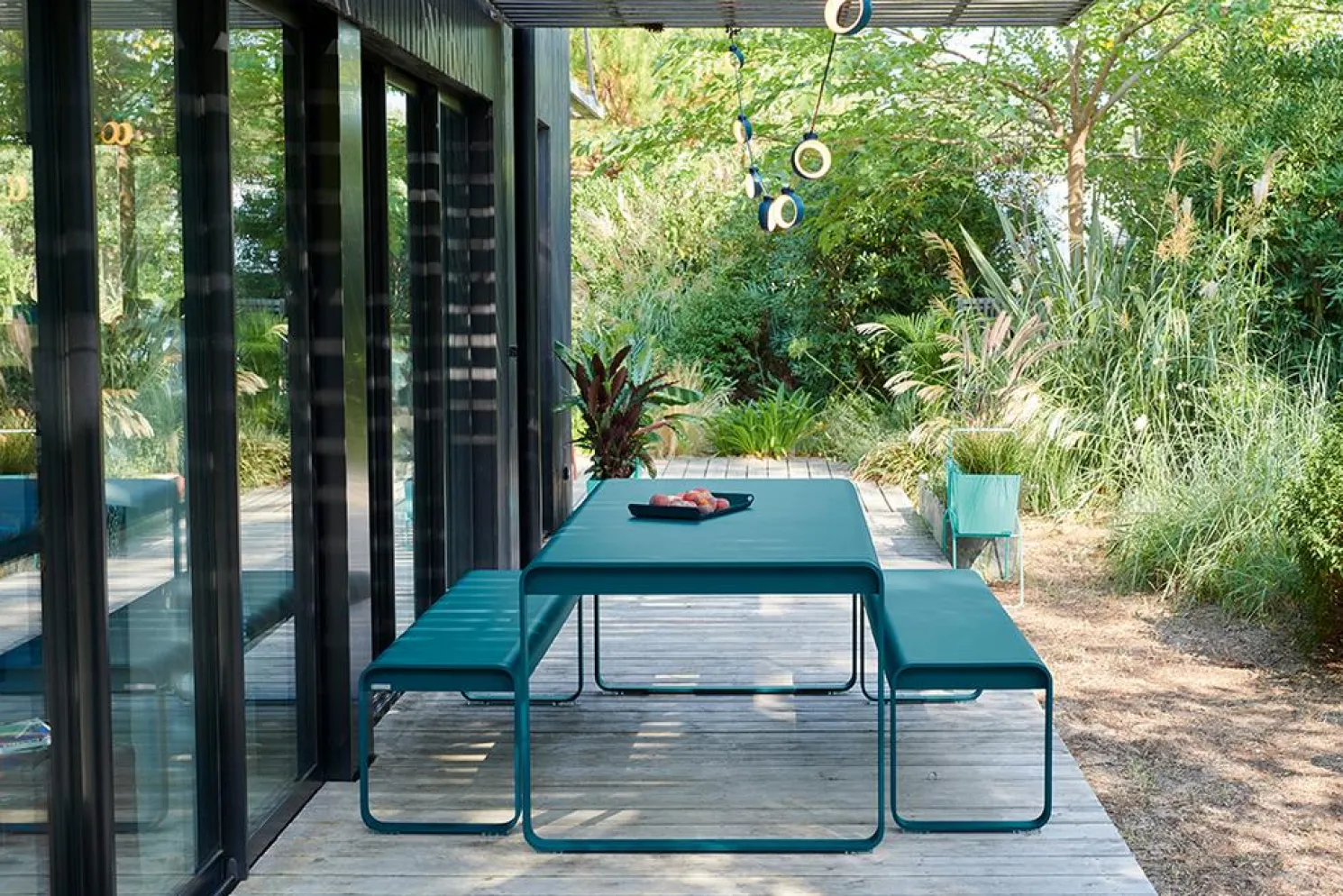 Fermob Bellevie Outdoor Bank 161 cm Zitronensorbet