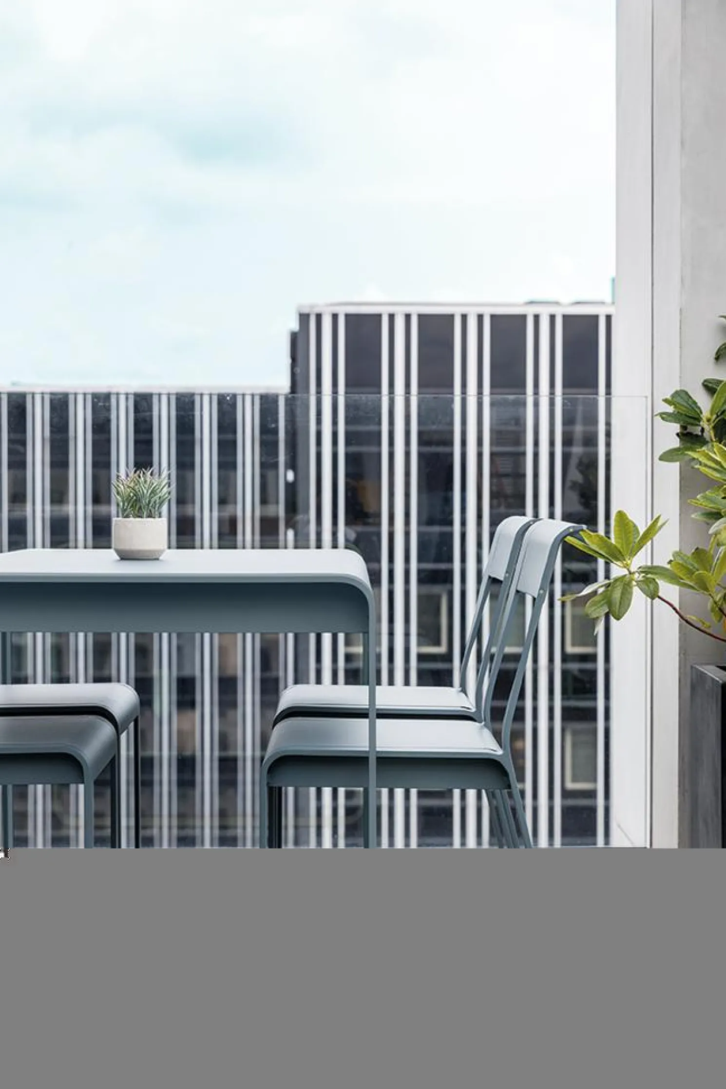 Fermob Bellevie Outdoor Tisch Pesto 74 x 80 cm