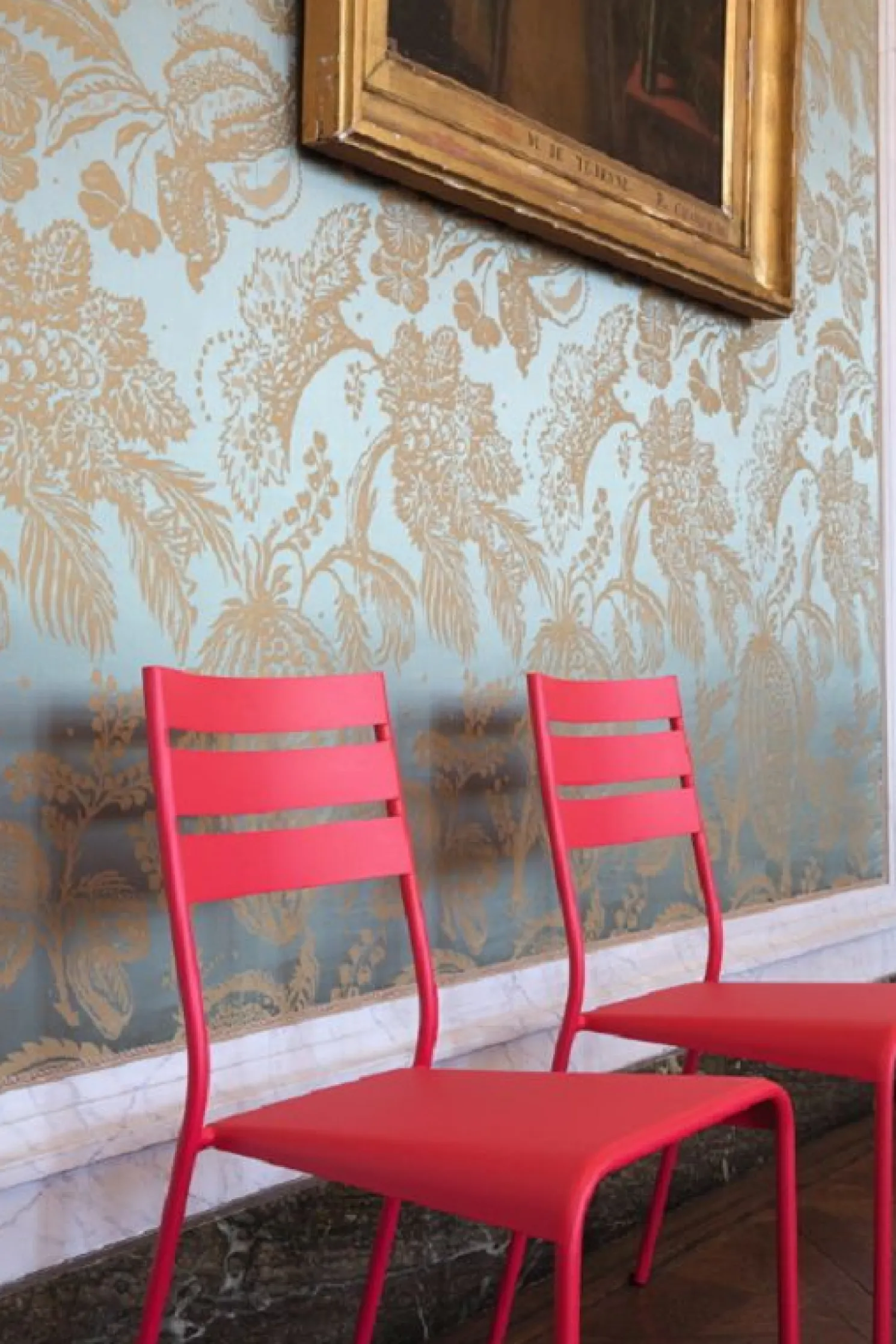 Fermob Facto Stuhl stapelbar Anthrazit