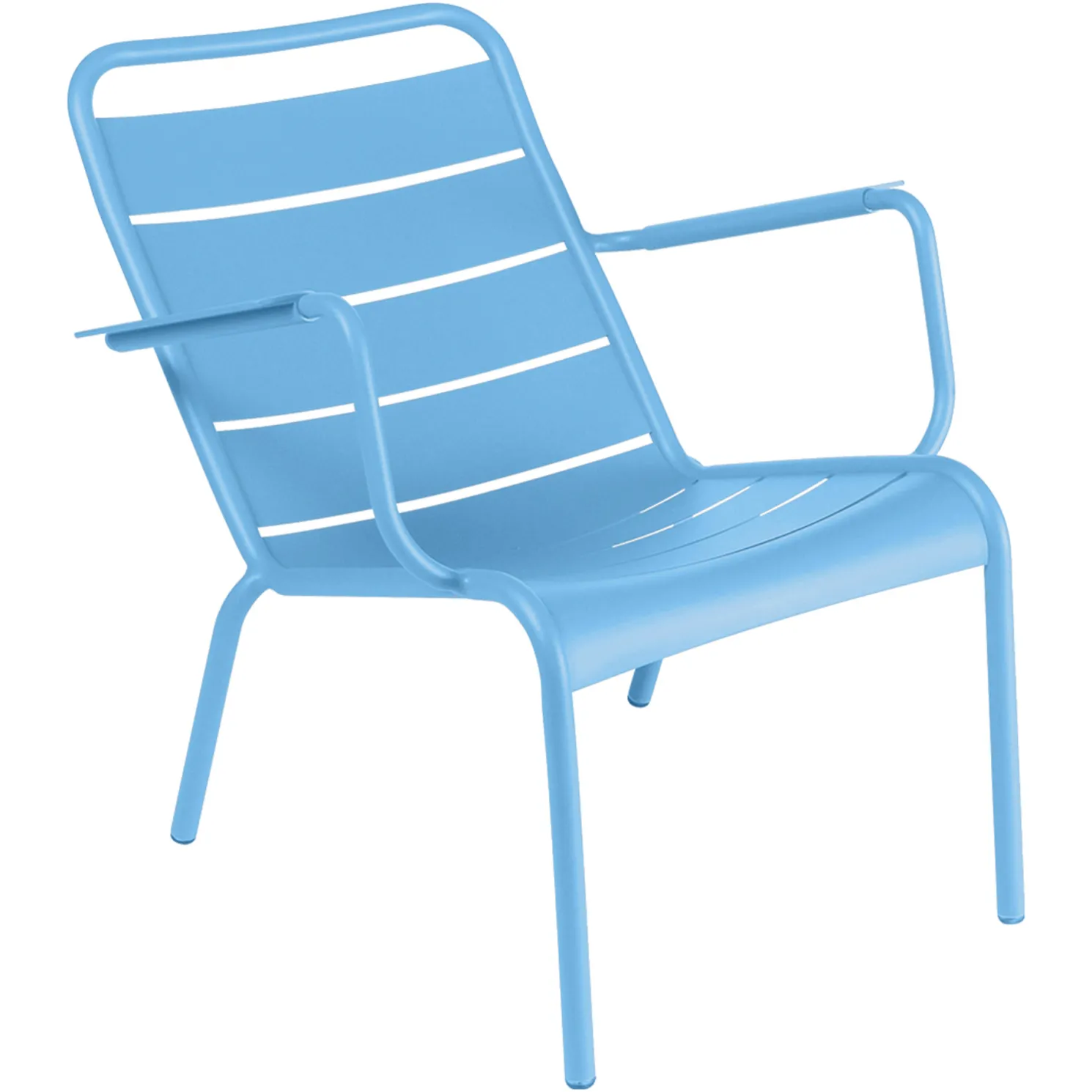 Fermob Luxembourg Tiefer Sessel Maya-Blau