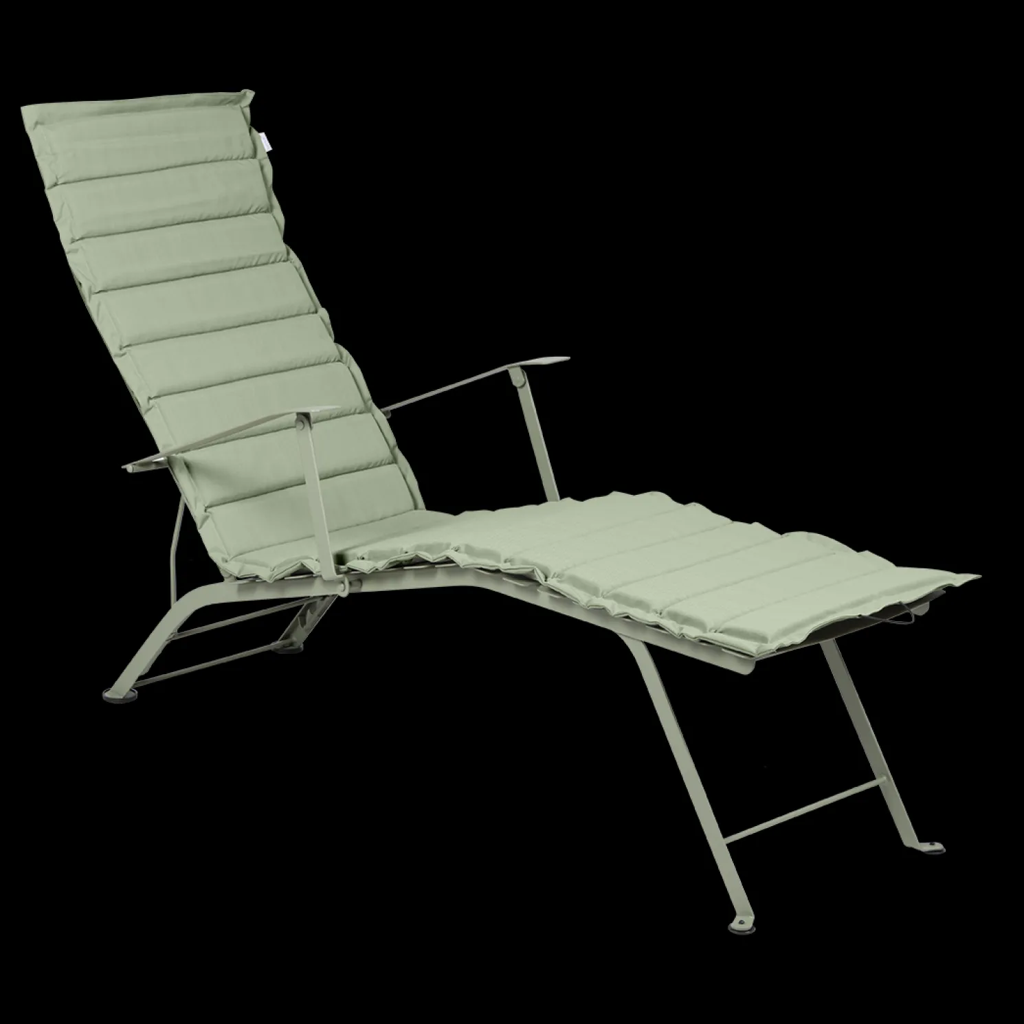 Fermob Outdoor Kissen für den Bistro Liegestuhl Nachtgrau 171 x 44 cm