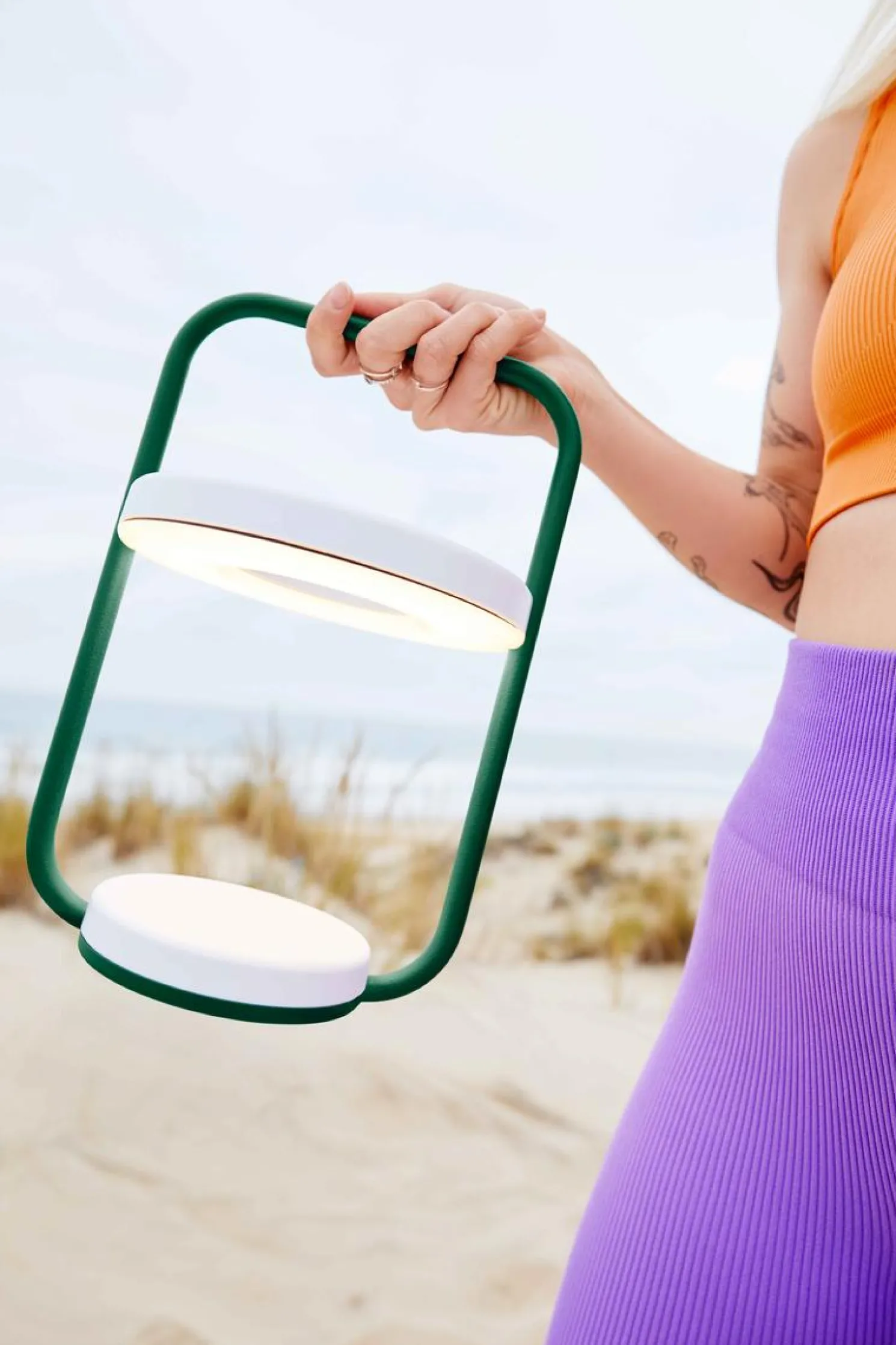 Fermob ULLI Akku-Lampe Outdoor Mohnrot