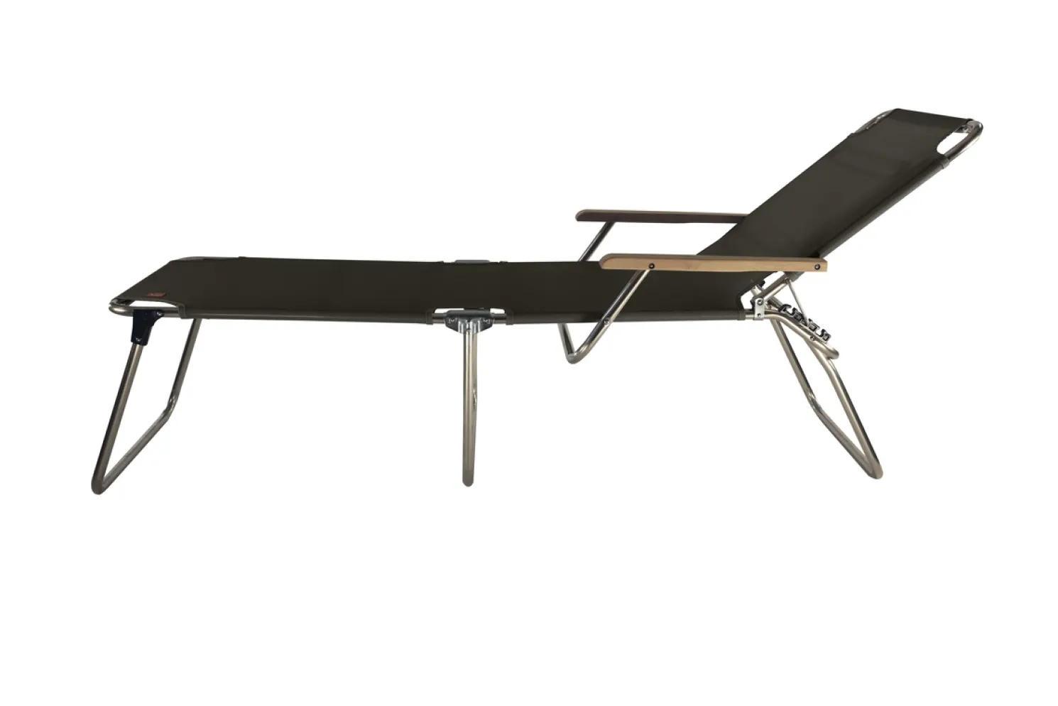 Fiam Dreibeinliege Fiam Amigo 40+ mit Armlehne, schwarz