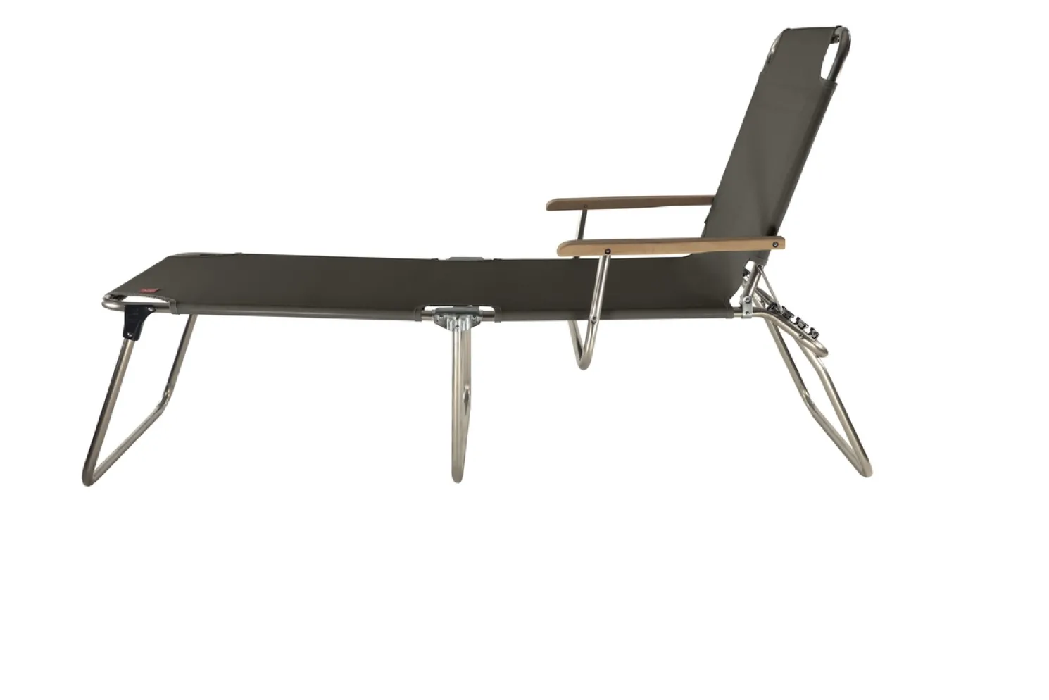 Fiam Dreibeinliege Fiam Amigo 40+ mit Armlehne, schwarz