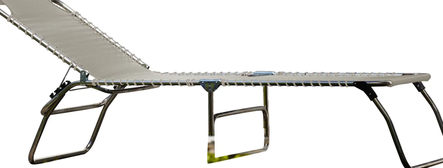 Fiam Fiam Amigo xxl - Dreibeinliege Taupe mit taupem Band