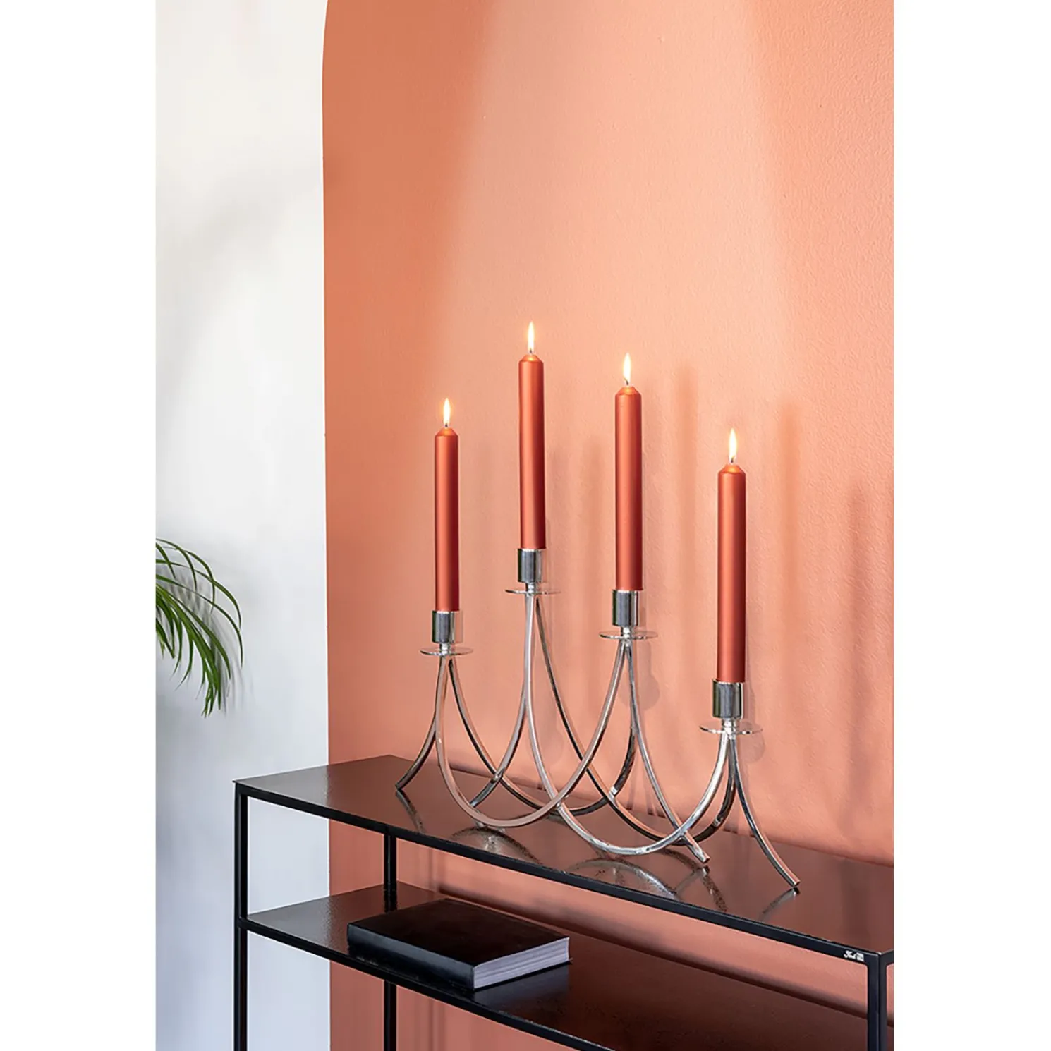 Fink Lilana hochwertiger Stabkerzenleuchter - 4-flammig