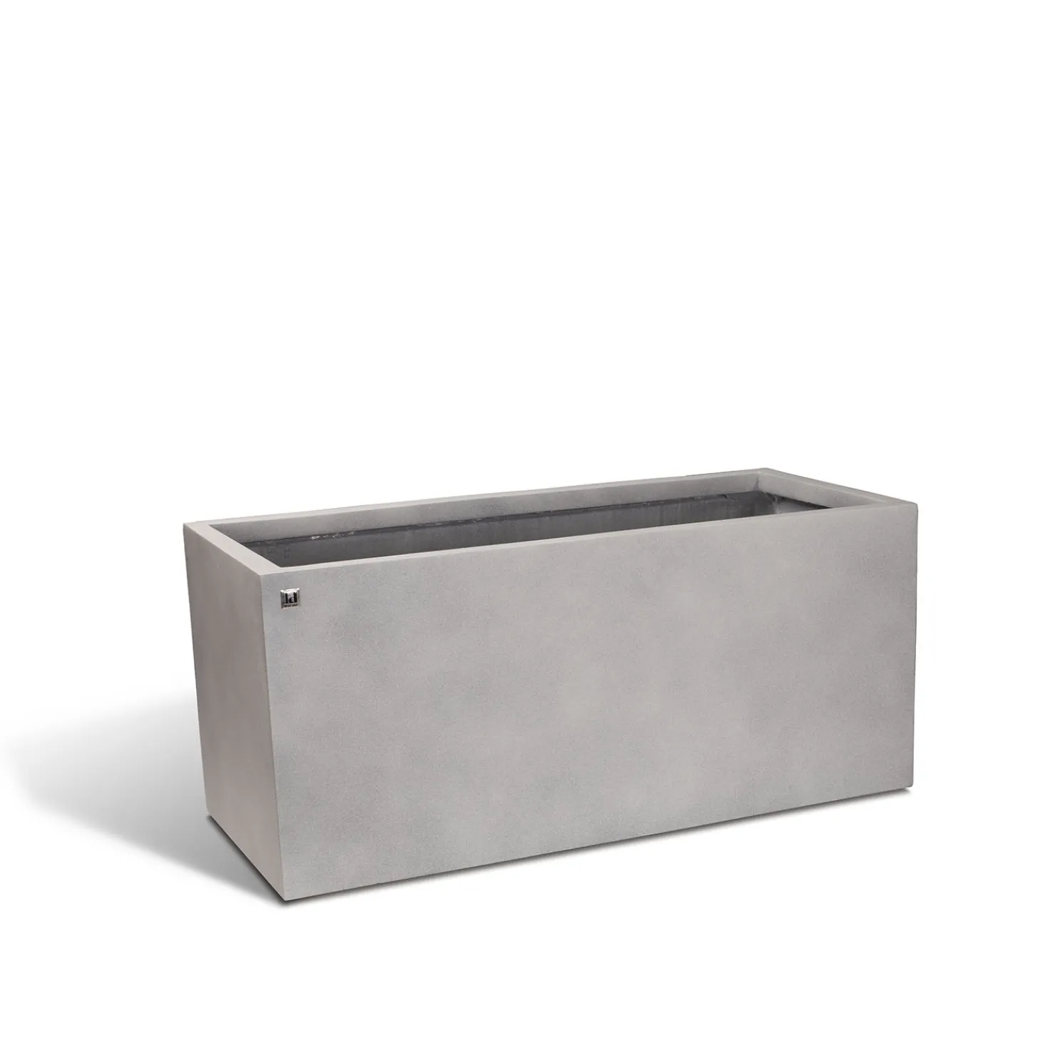 Fleur Ami Division Lite Pflanzkasten mit Rollenaufnahme steingrau 80 x 35 x 35 cm