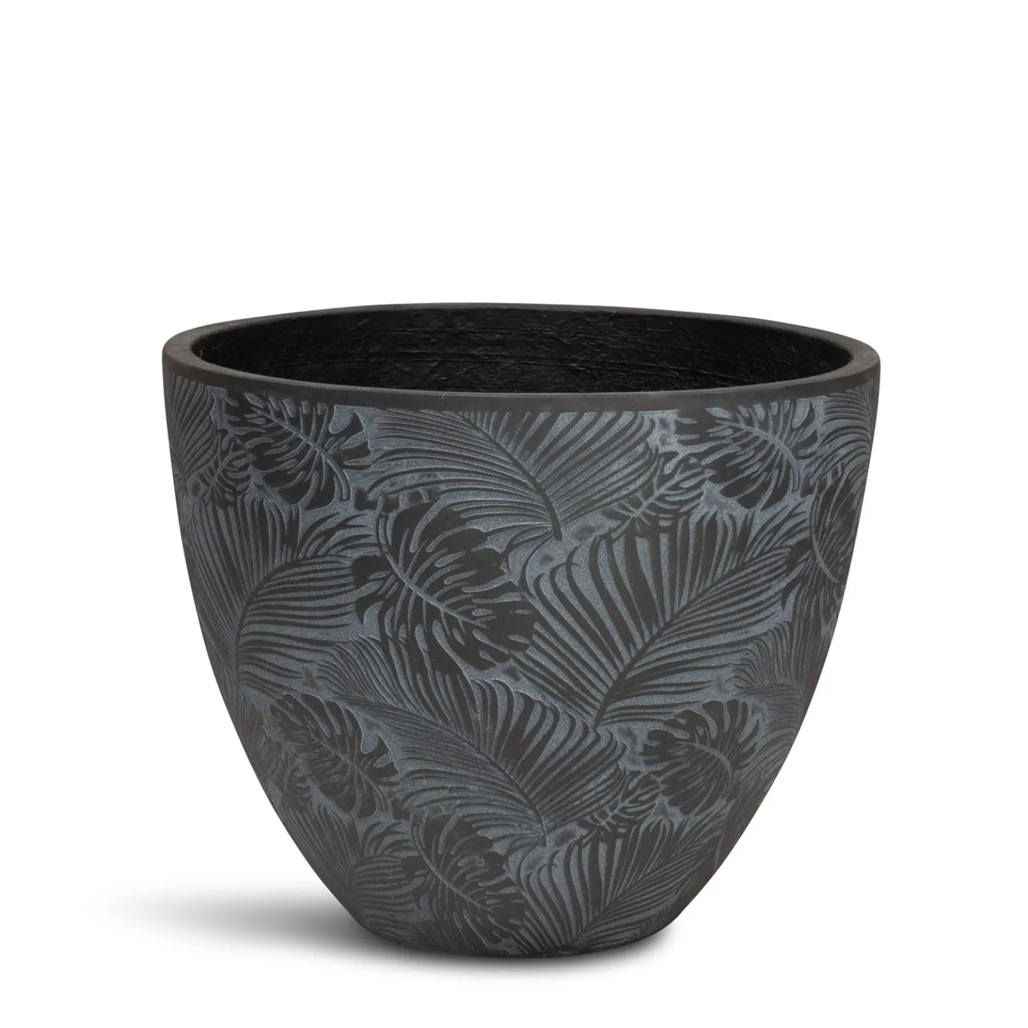 Fleur Ami Flora Pflanzentopf aus Beton antharzit Ø 37 cm, Höhe 30 cm