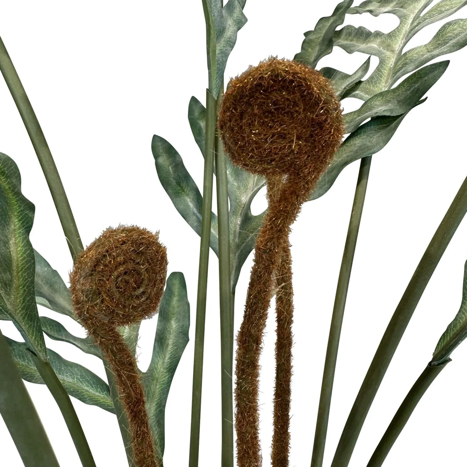 Fleur Ami Goldtüpfelfarn Phebodium aureum Kunstpflanze 95 cm