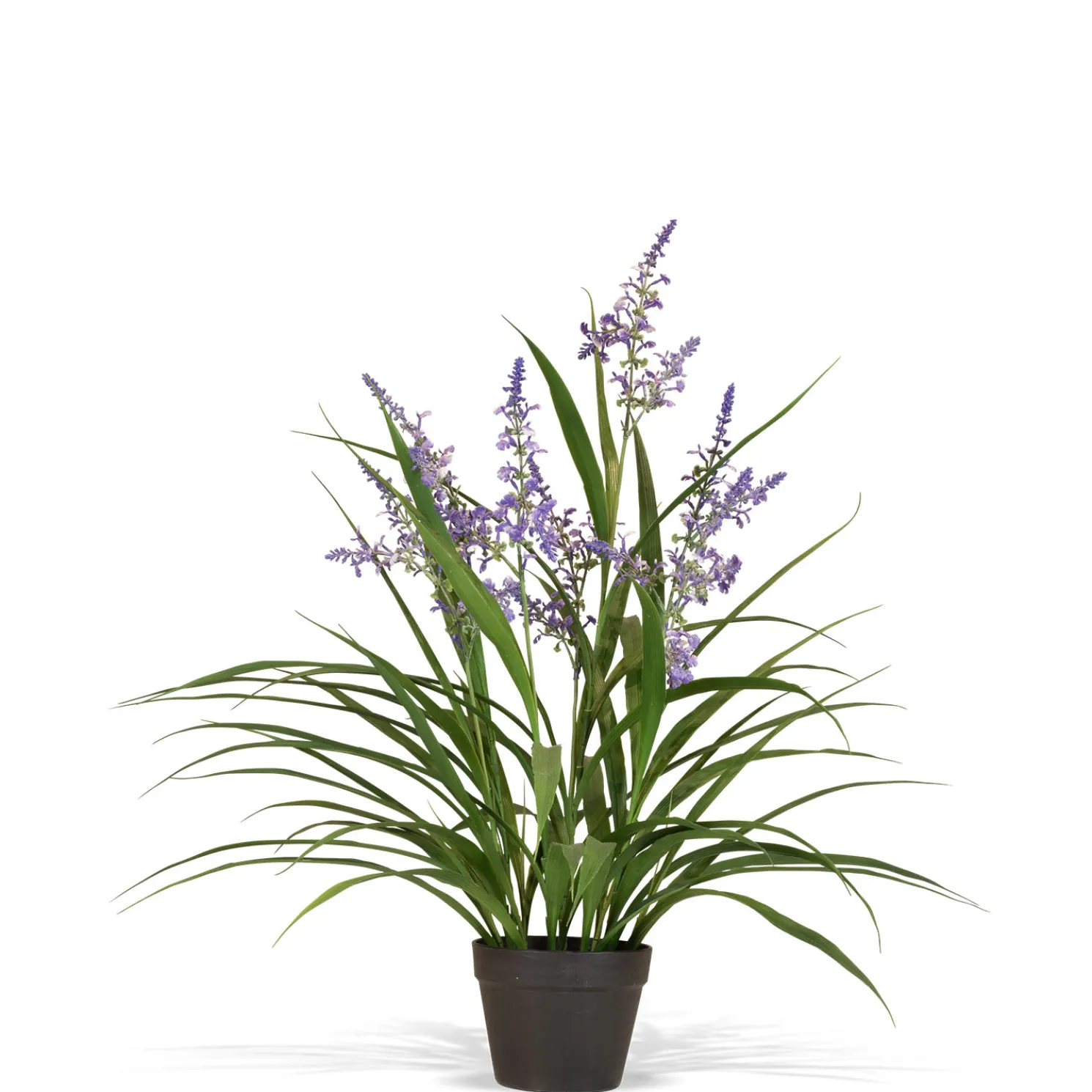 Fleur Ami Langlebige Lavendel Kunstpflanze, 7 Blüten, Höhe 85 cm
