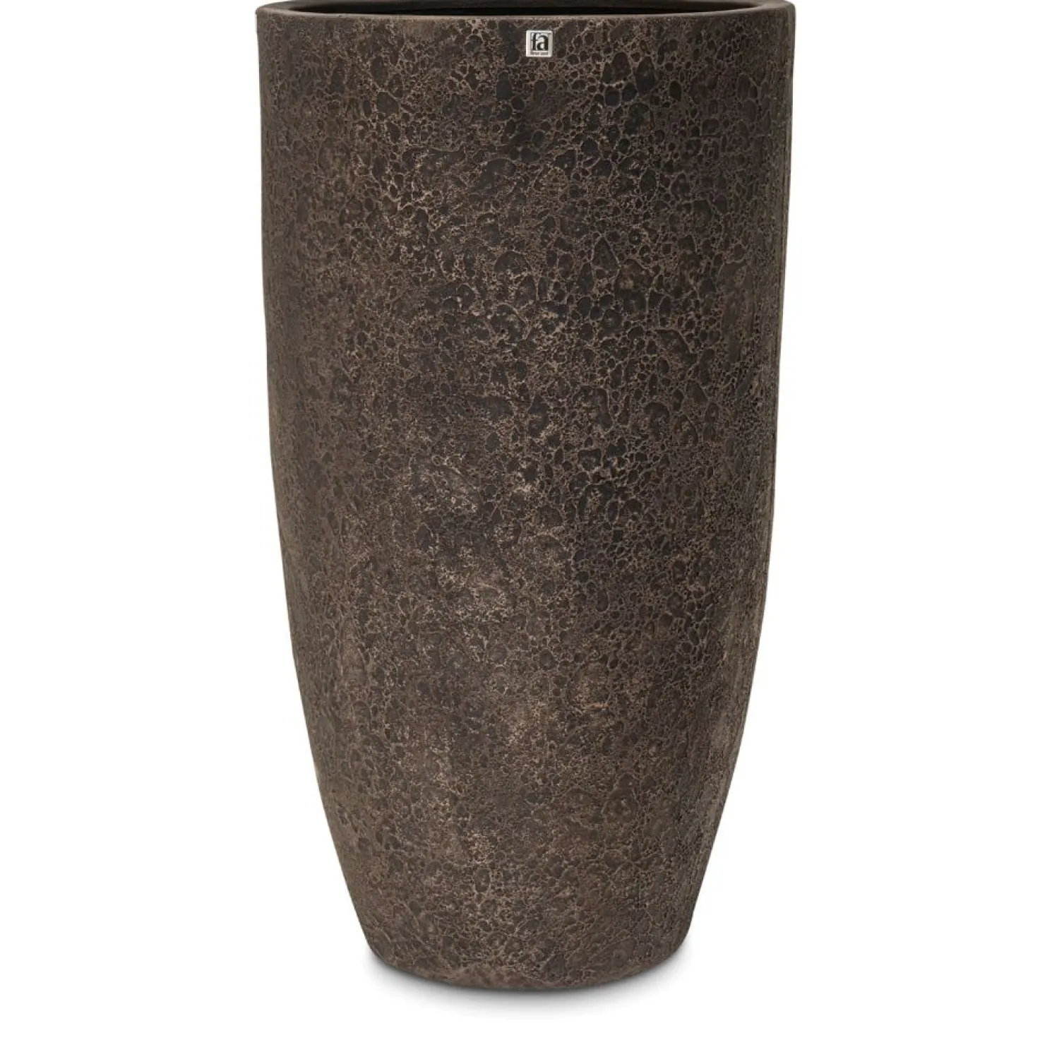 Fleur Ami Lava XL Bodenvase für In- und Outdoor bronze mit Patina